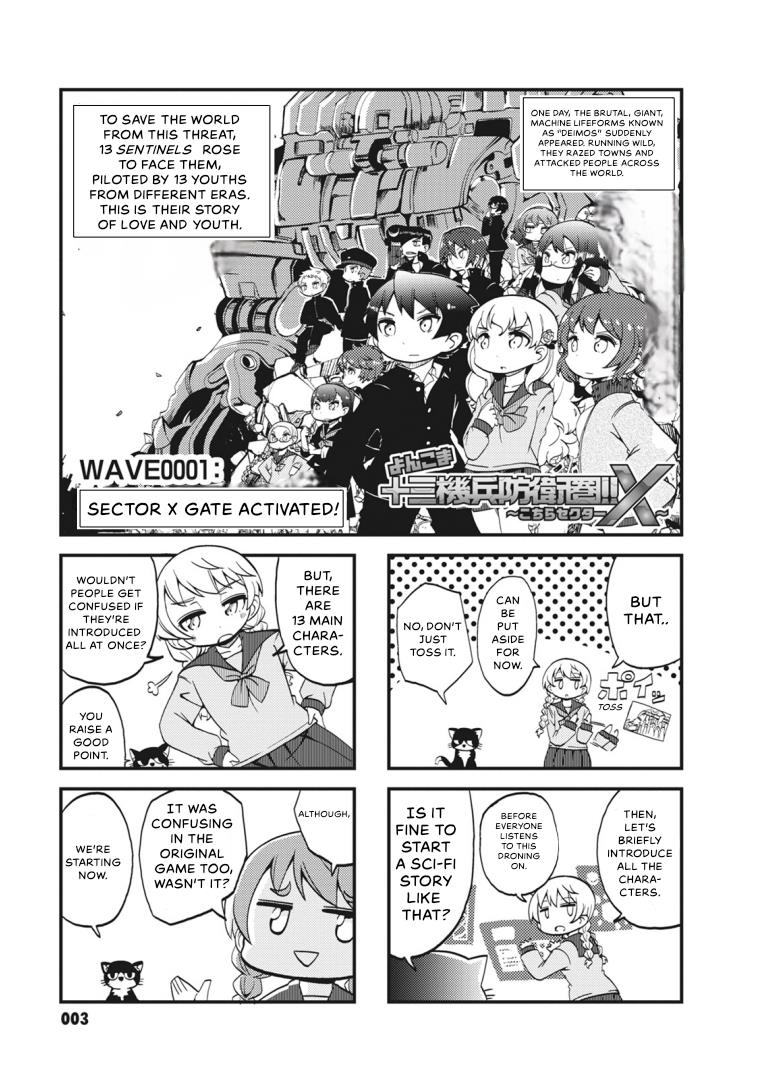 4-Panel 13 Sentinels: Aegis Rim This Is Sector X - chapter 1 - #5