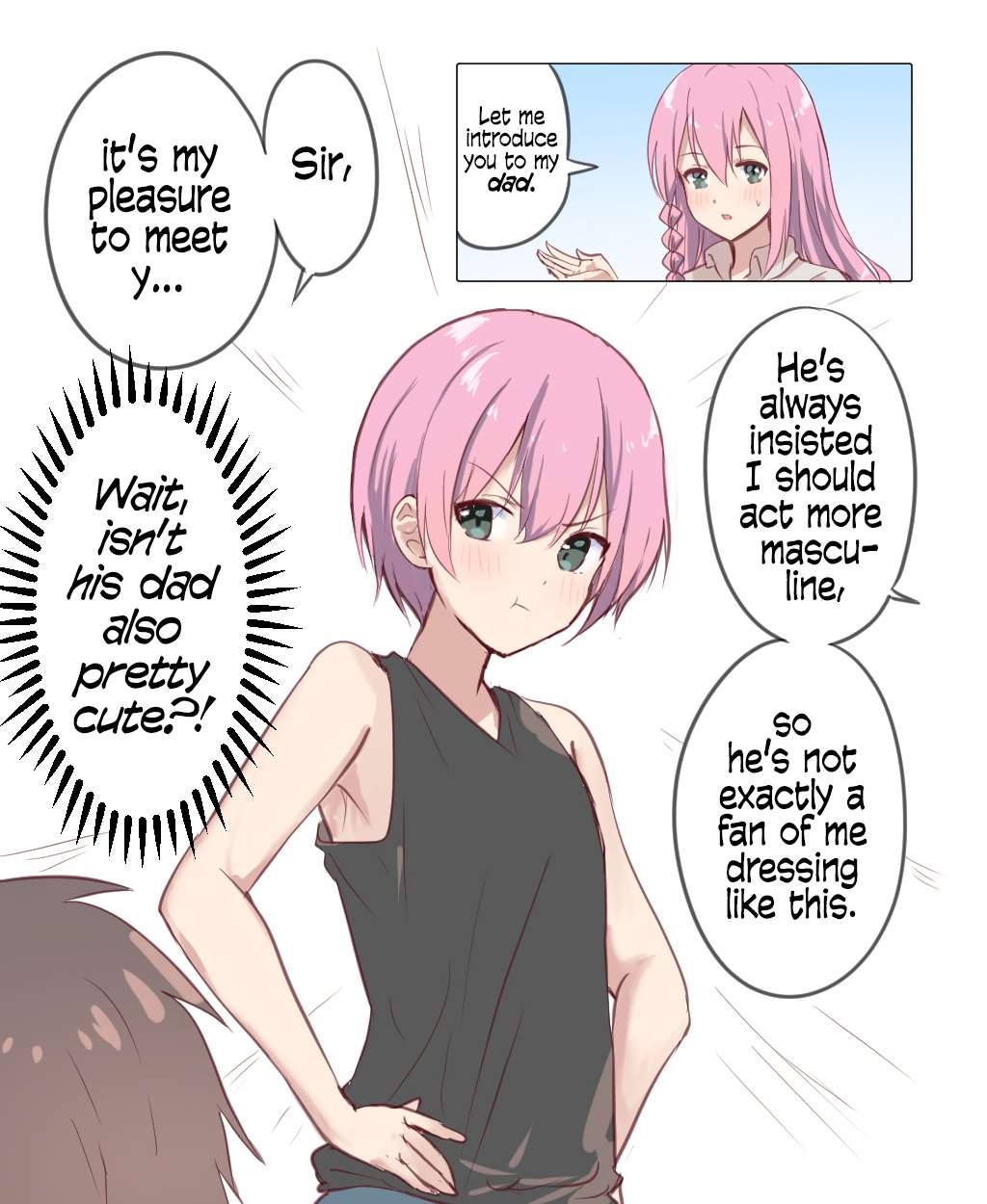 A Femboy Whose Affection Points Go Up Based On Your Choices - chapter 50 - #1