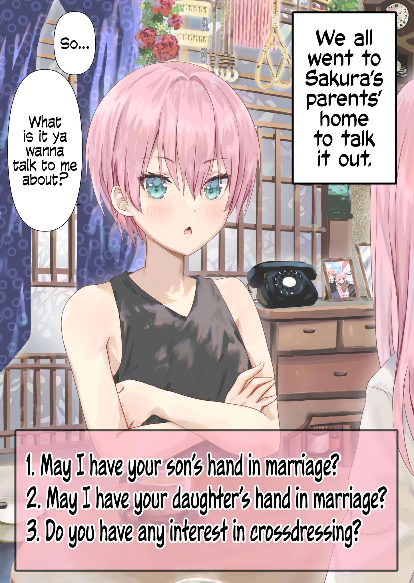 A Femboy Whose Affection Points Go Up Based On Your Choices - chapter 54 - #1