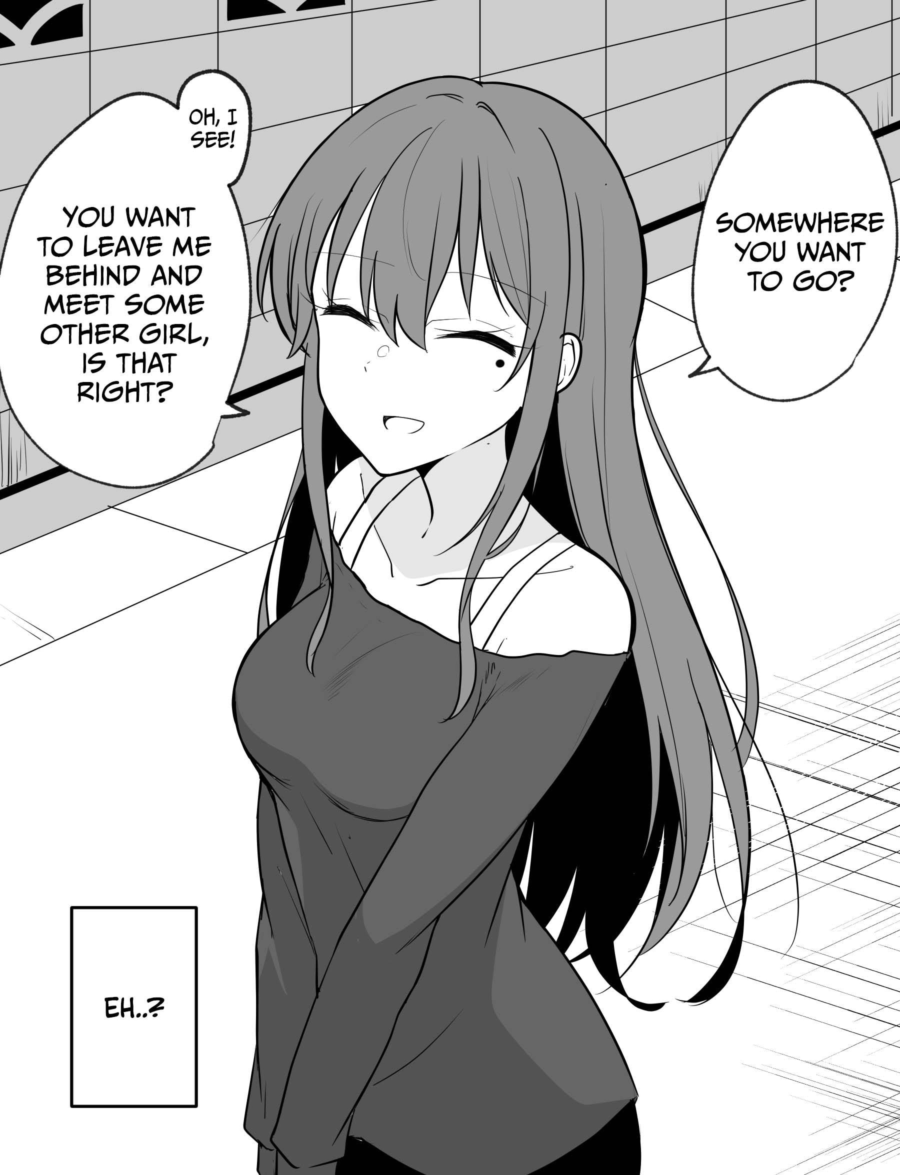 A girl who seems like a yandere but isn't actually yandere, but is a little bit yandere - chapter 6 - #2