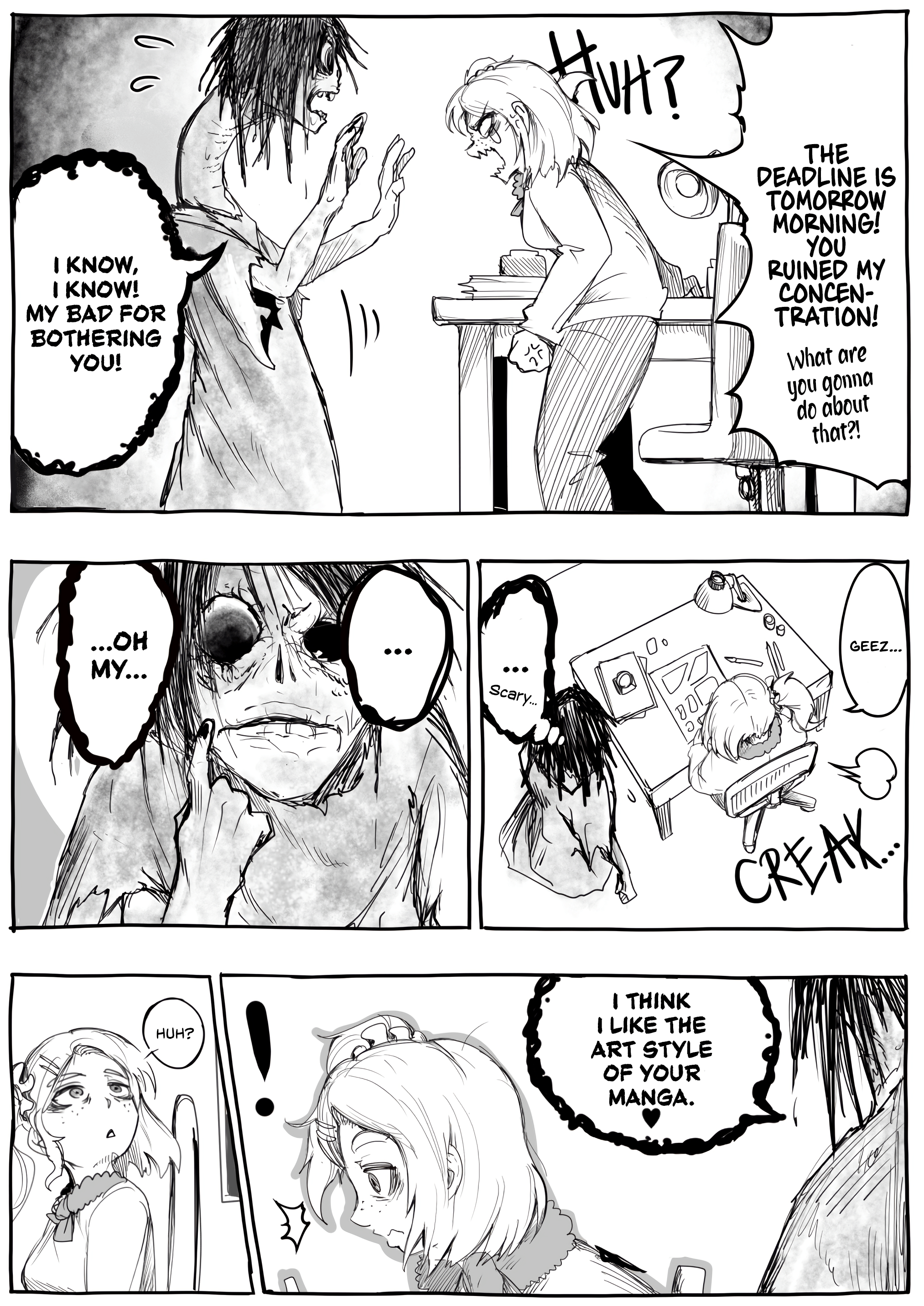 A Mangaka At The Night Before The Deadline - chapter 1 - #3