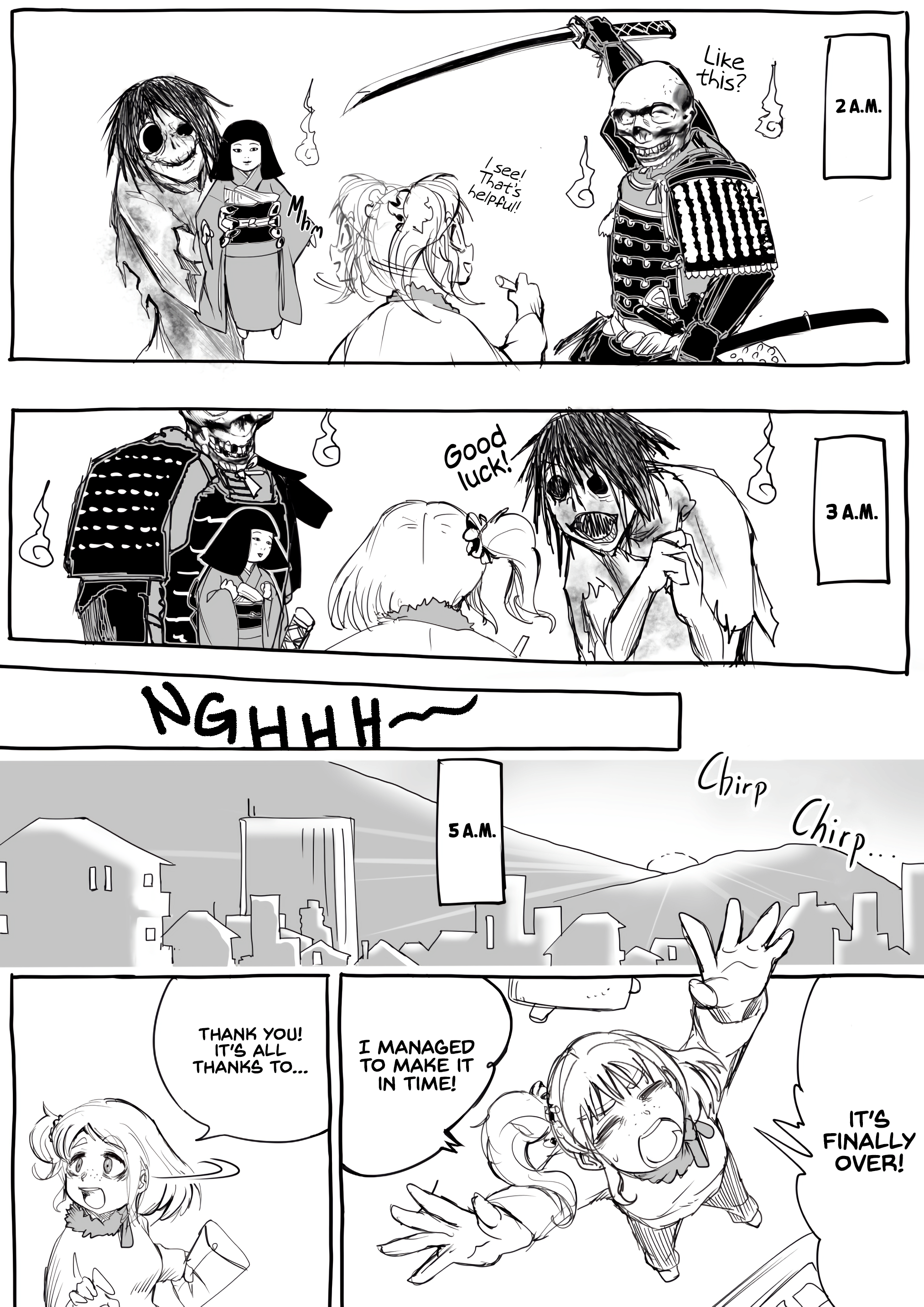 A Mangaka At The Night Before The Deadline - chapter 1 - #6