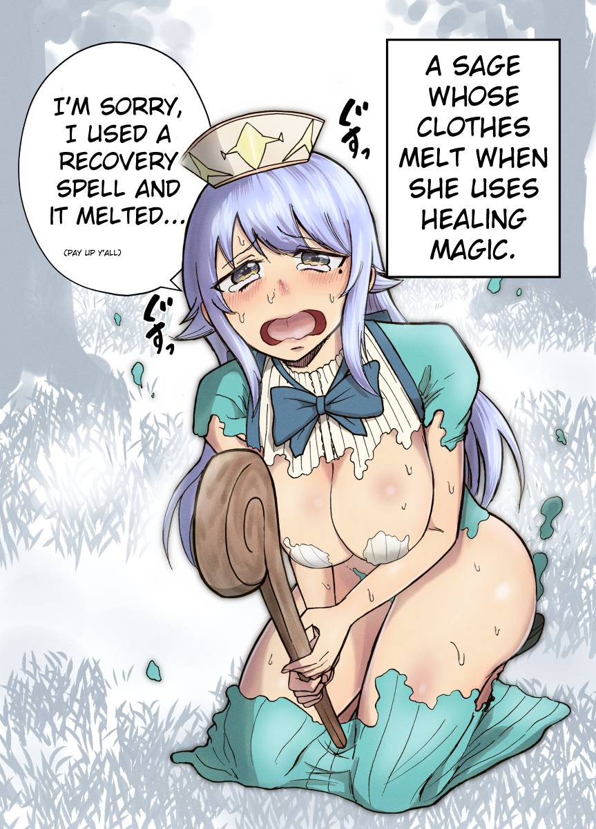 A Story About A Sage Whose Clothes Melt When She Uses Healing Magic. - chapter 4 - #1