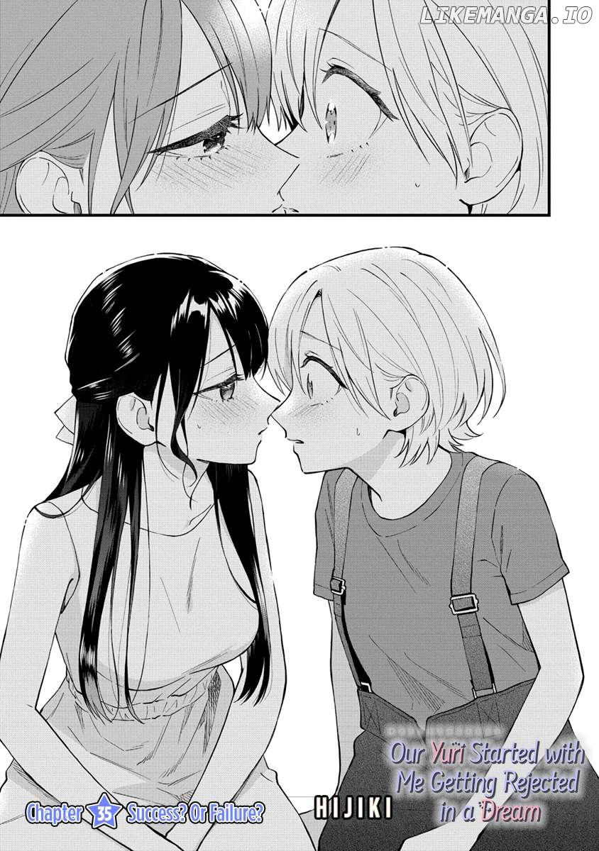 A Yuri Manga That Starts With Getting Rejected In A Dream - chapter 35 - #1