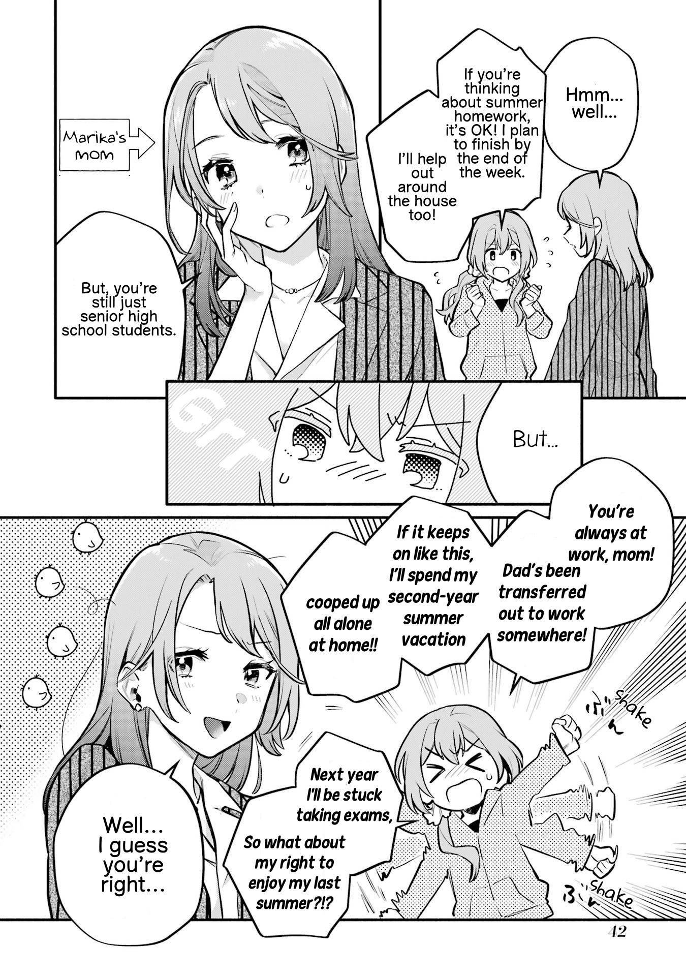 A Yuri Story About A Girl Who Insists "it's Impossible For Two Girls To Get Together" Completely Falling Within 100 Days - chapter 12 - #5