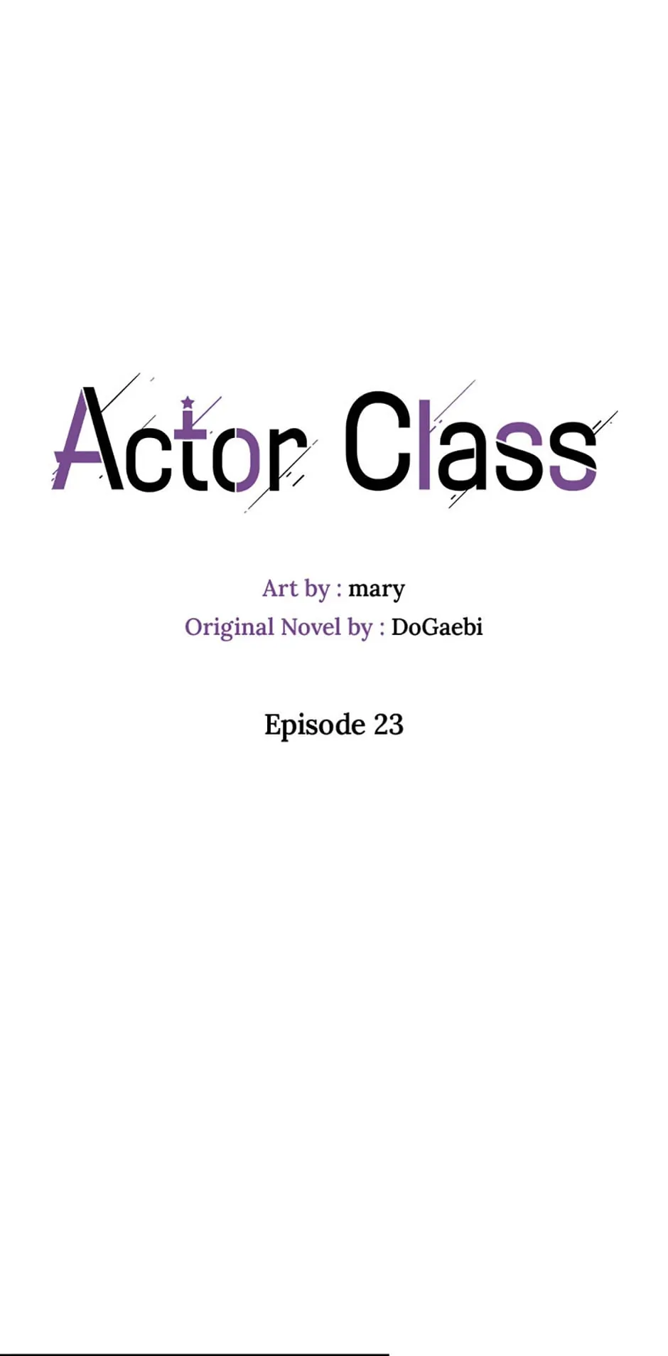 Actor Class - chapter 23 - #1