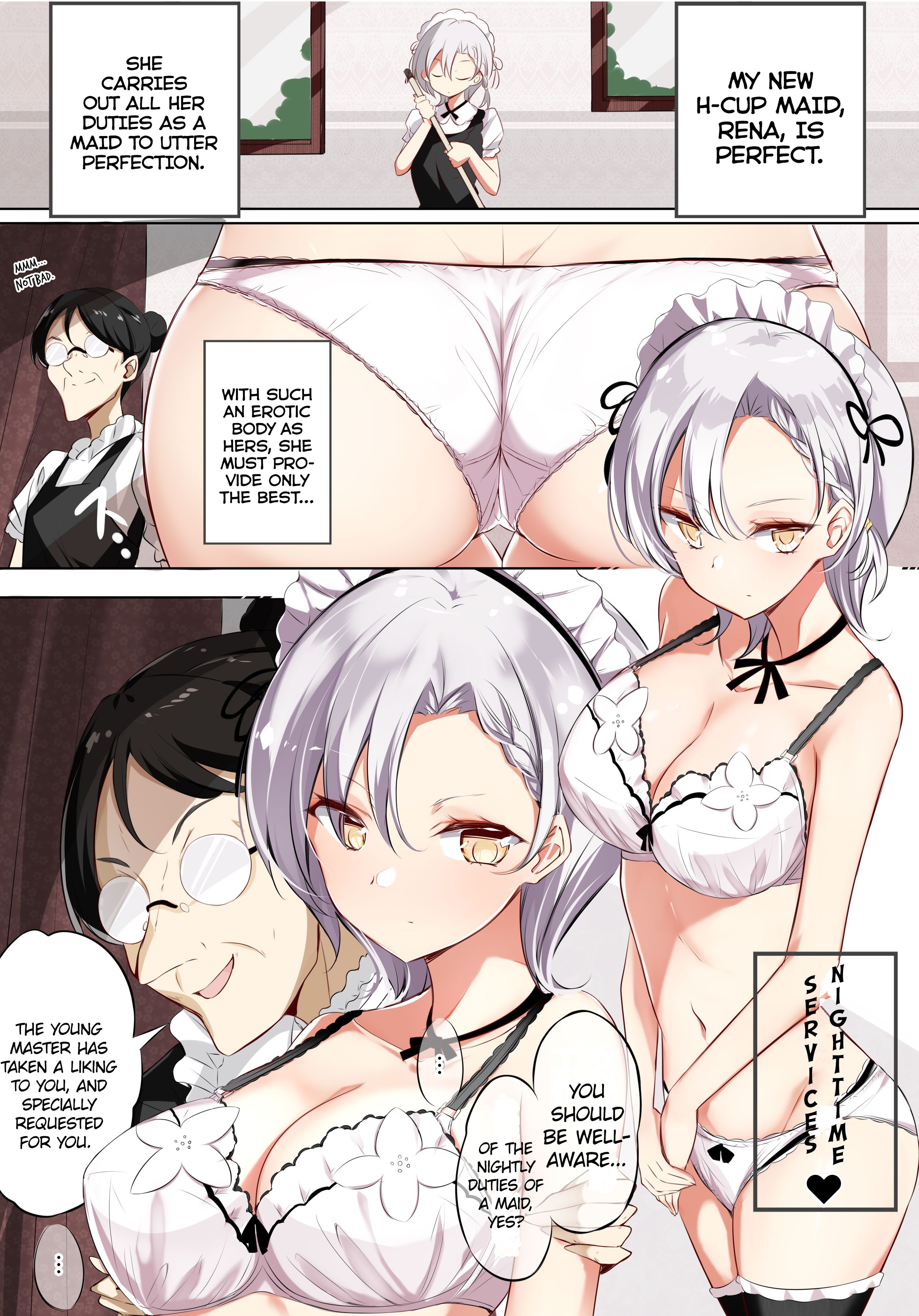 Although My Maid Has H-Cups, She Isn't H At All! - chapter 1 - #1