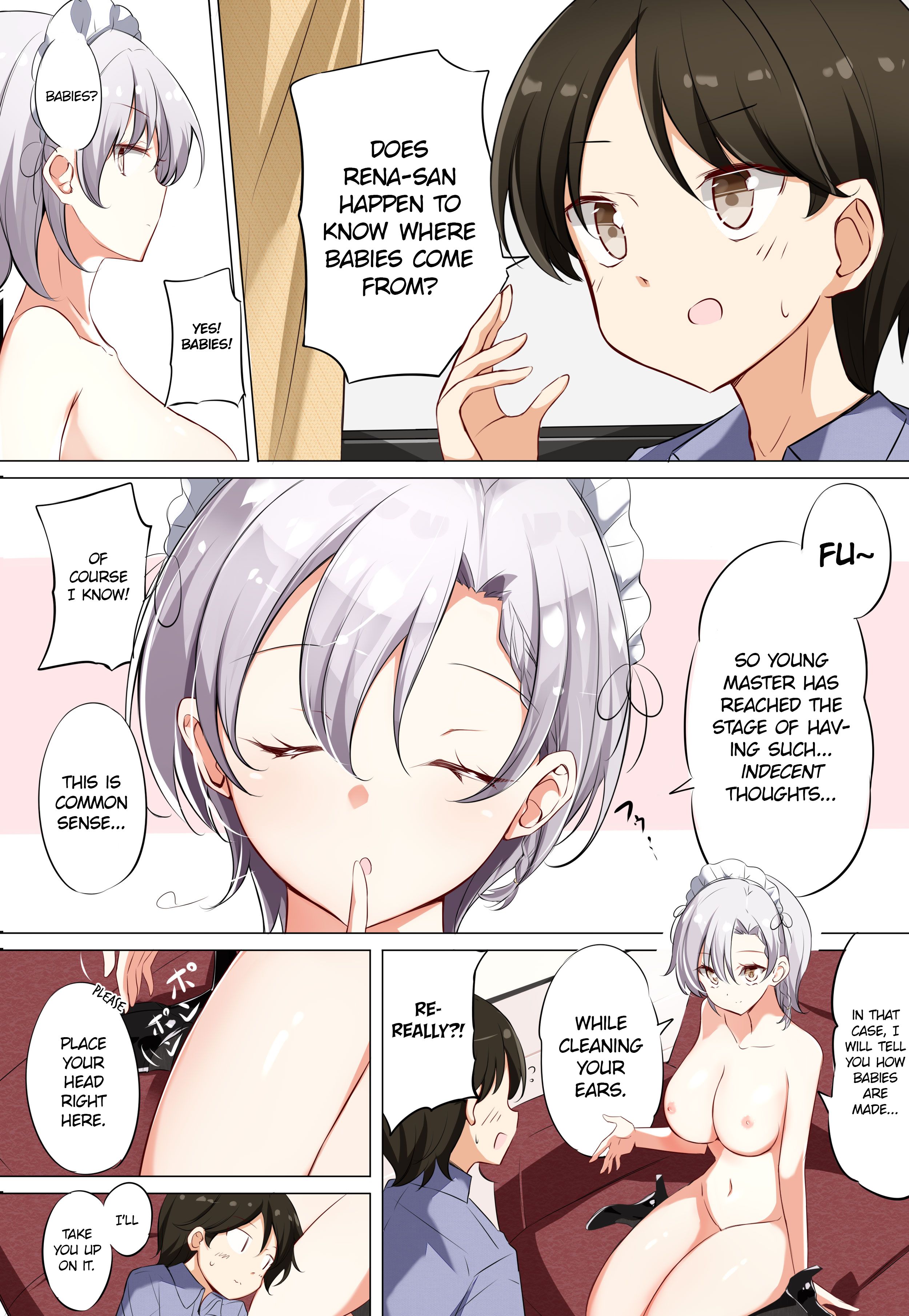 Although My Maid Has H-Cups, She Isn't H At All! - chapter 3.2 - #2