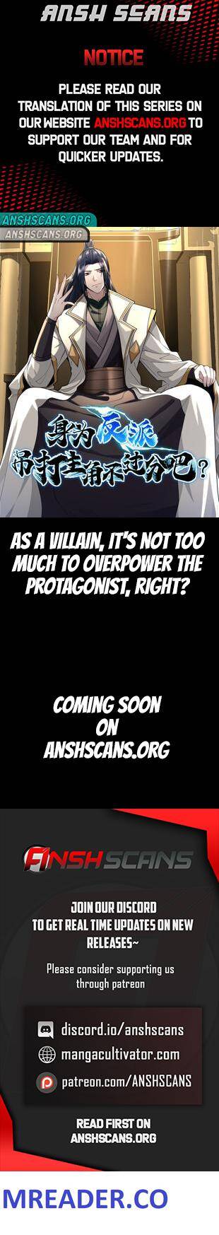As a villain, it’s not too much to overpower the protagonist, right? - chapter 0 - #1