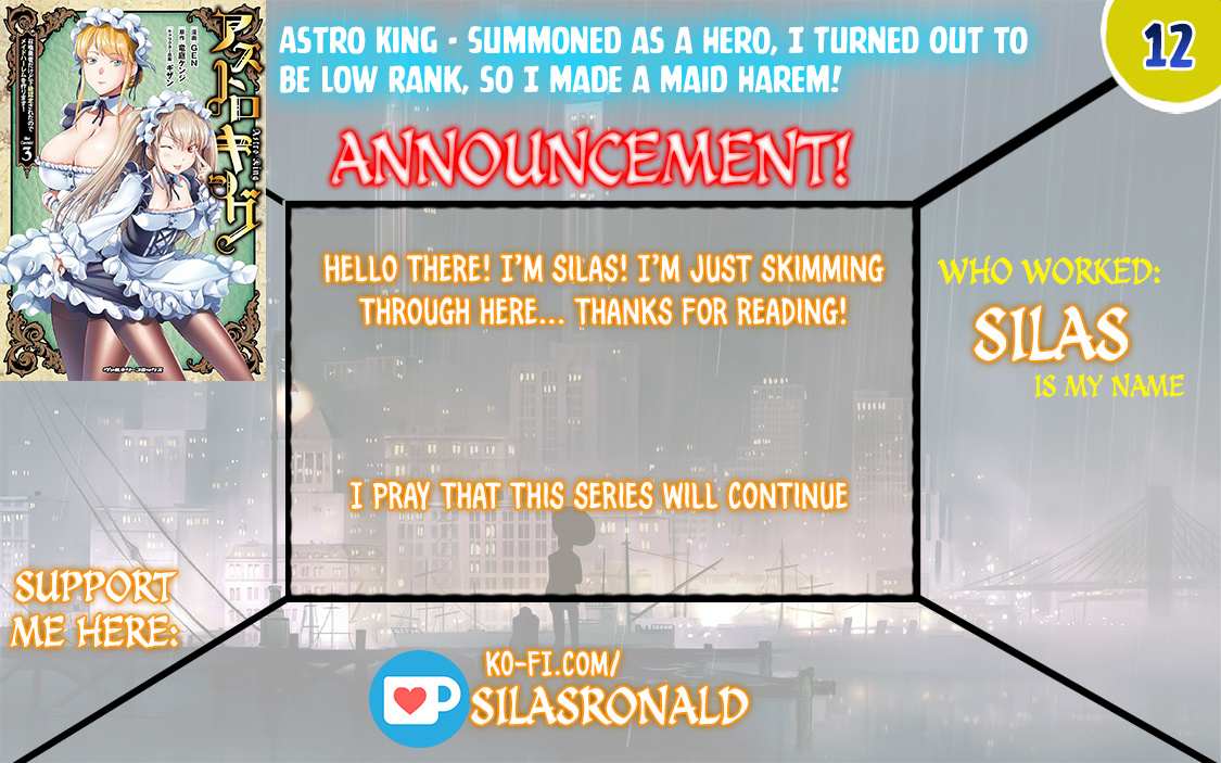 Astro King - Summoned as a Hero, I Turned Out to Be Low Rank, so I Made a Maid Harem! - chapter 12 - #2