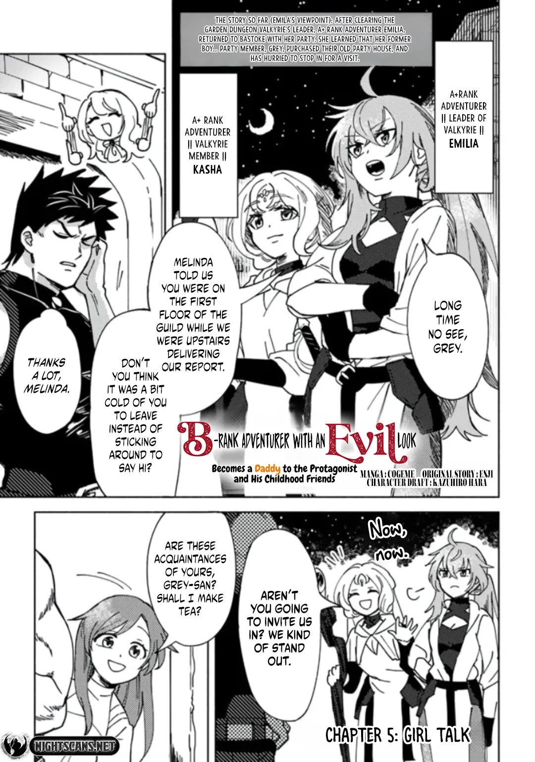 B-Rank Adventurer With a Bad Guy Face Becomes a Father for the Hero and His Childhood Friends - chapter 5 - #2