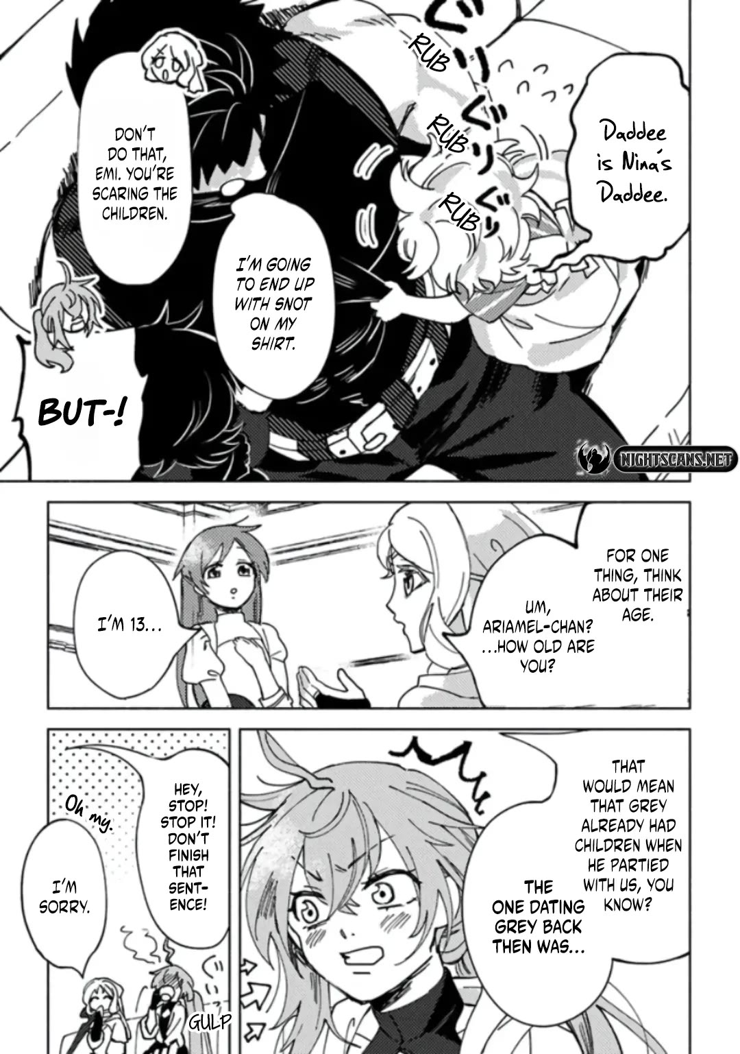 B-Rank Adventurer With a Bad Guy Face Becomes a Father for the Hero and His Childhood Friends - chapter 5 - #6