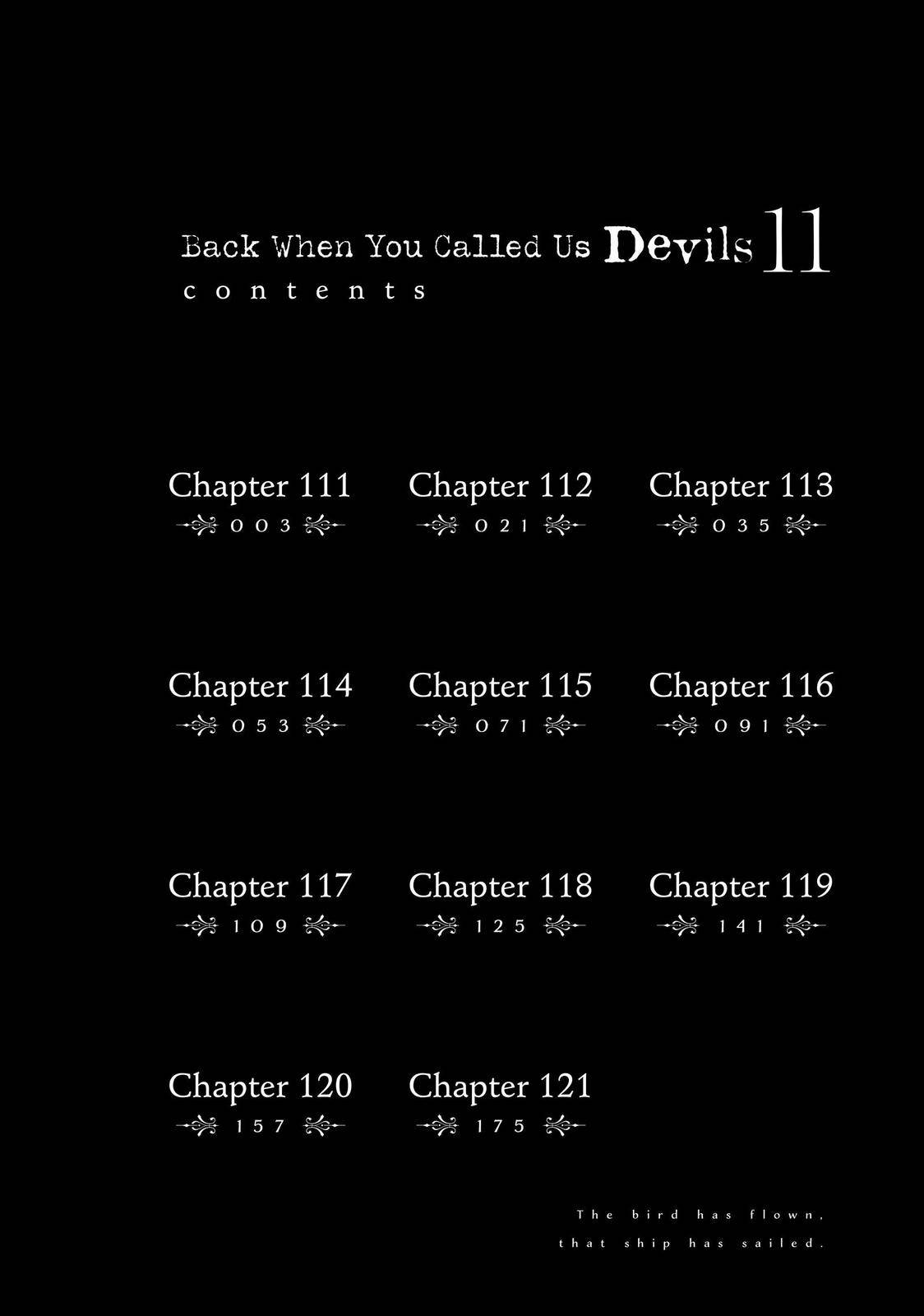 Back When You Called Us Devils - chapter 111 - #3