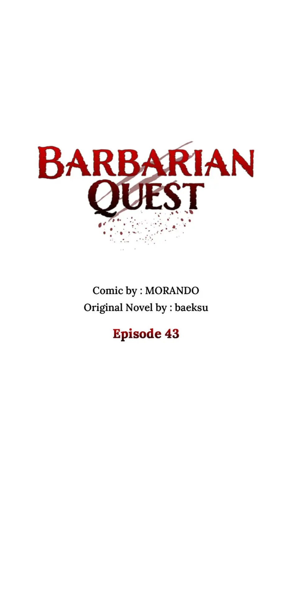 Barbarian Quest (Official) - chapter 43 - #1