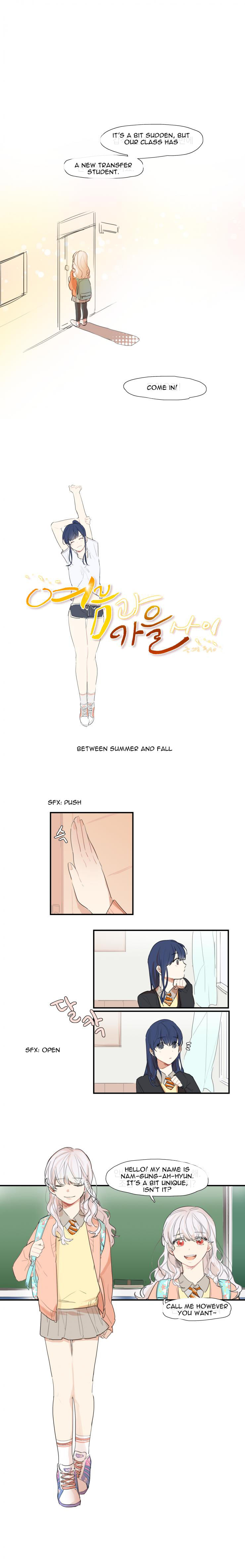 Between Summer and Fall - chapter 3 - #1
