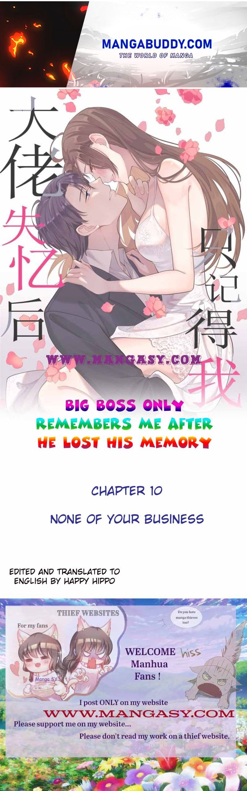 Big Boss Only Remembers Me After He Lost His Memory - chapter 10 - #1