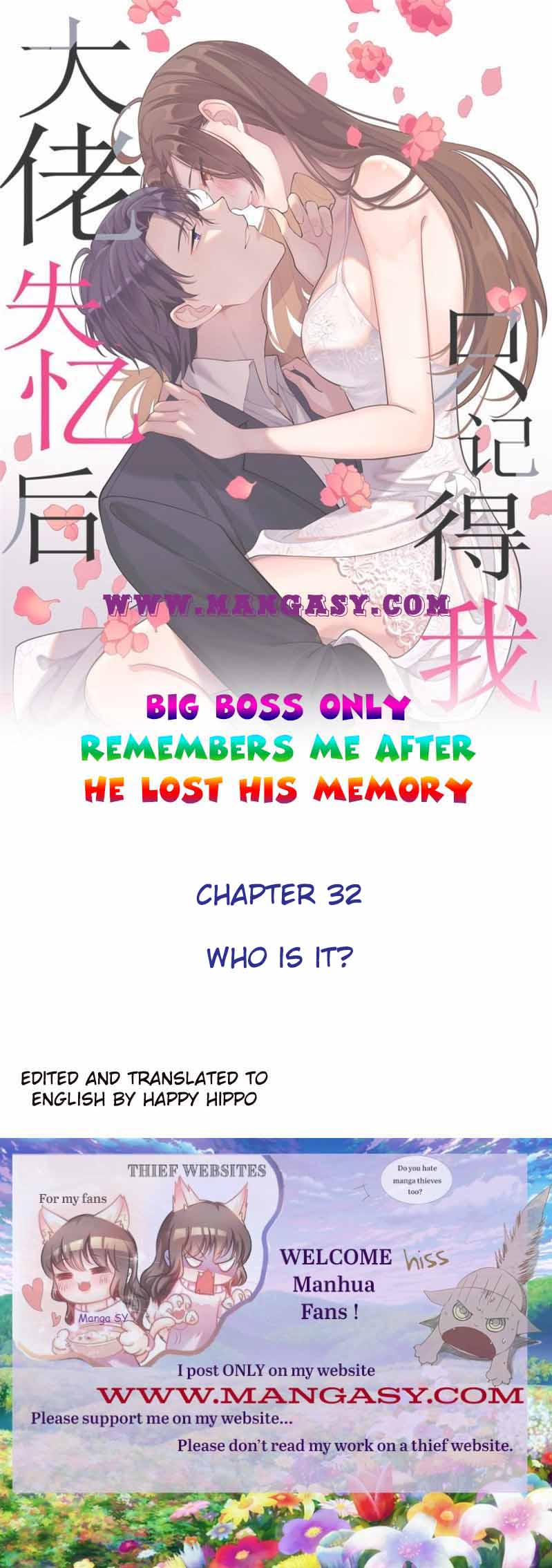 Big Boss Only Remembers Me After He Lost His Memory - chapter 32 - #1