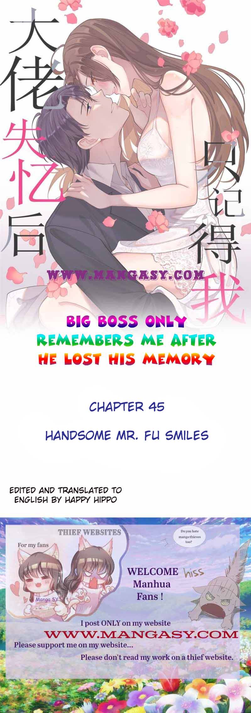 Big Boss Only Remembers Me After He Lost His Memory - chapter 45 - #1