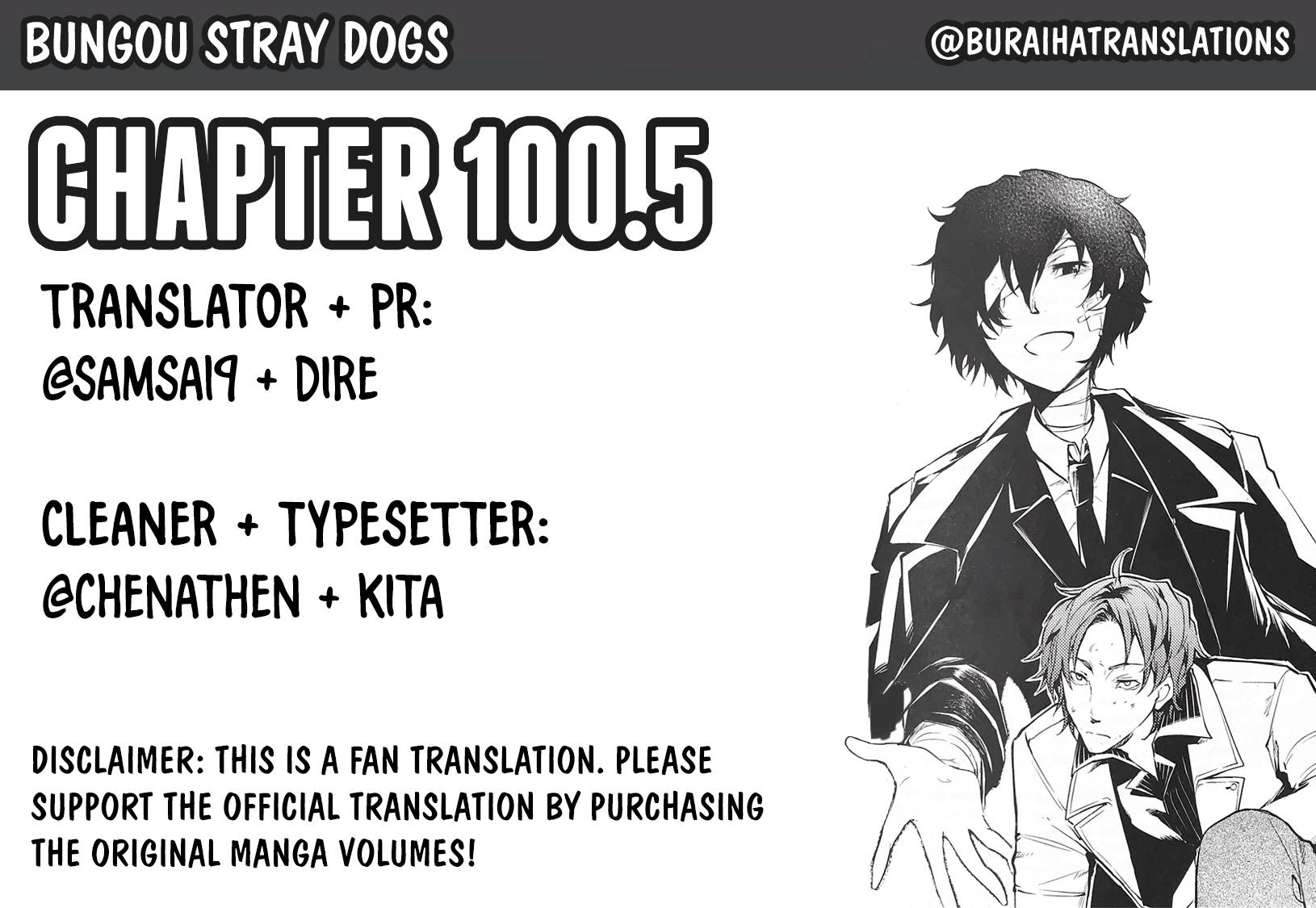 Bungou Stray Dogs - chapter 100.5 - #1