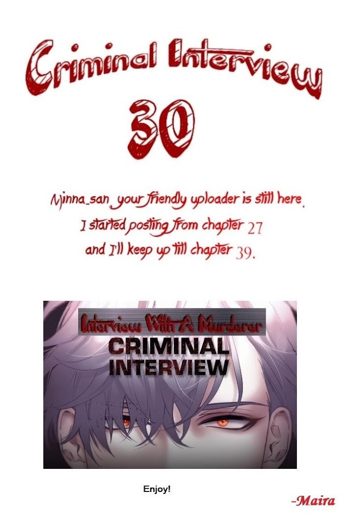 Criminal Interview - chapter 30 - #1