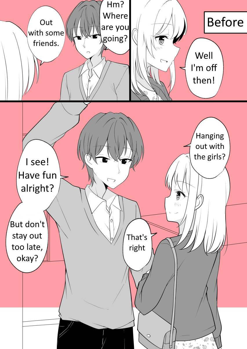 Daily Life Of A Couple In Which The Boyfriend Became A Girl One Day - chapter 19 - #1