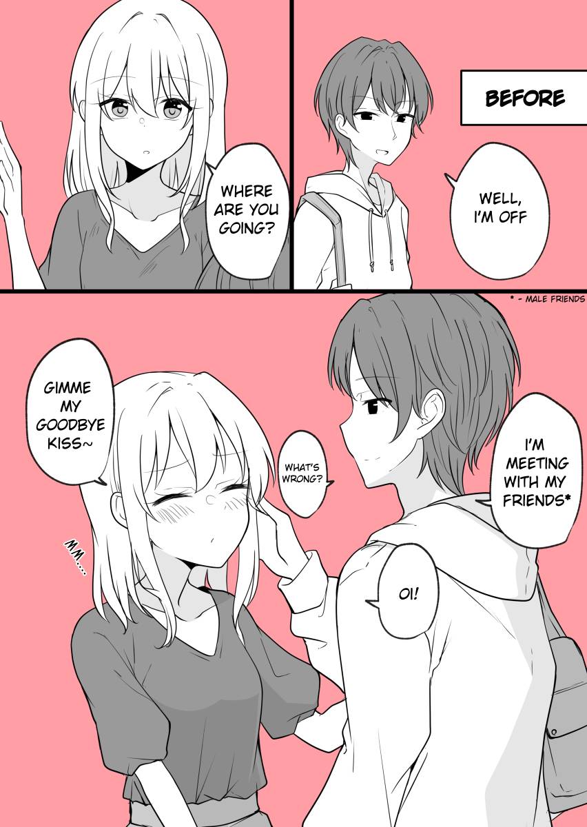 Daily Life Of A Couple In Which The Boyfriend Became A Girl One Day - chapter 20 - #1