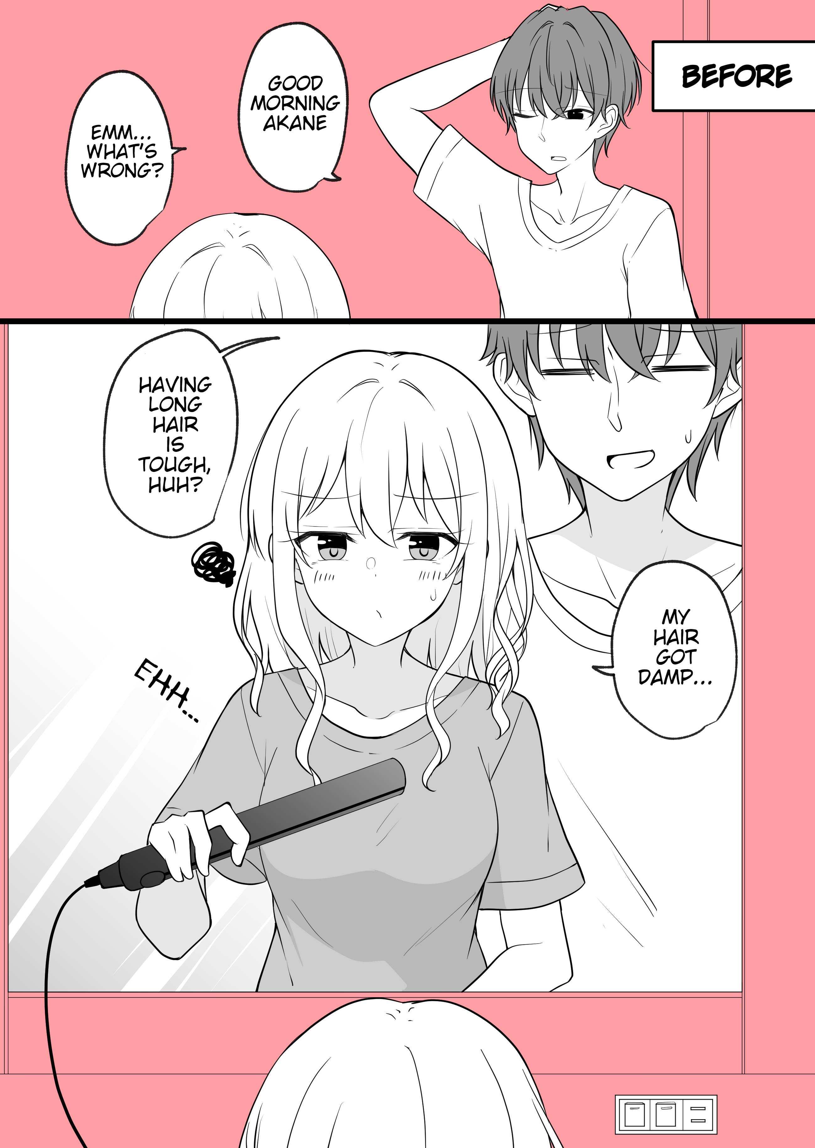 Daily Life Of A Couple In Which The Boyfriend Became A Girl One Day - chapter 22 - #1