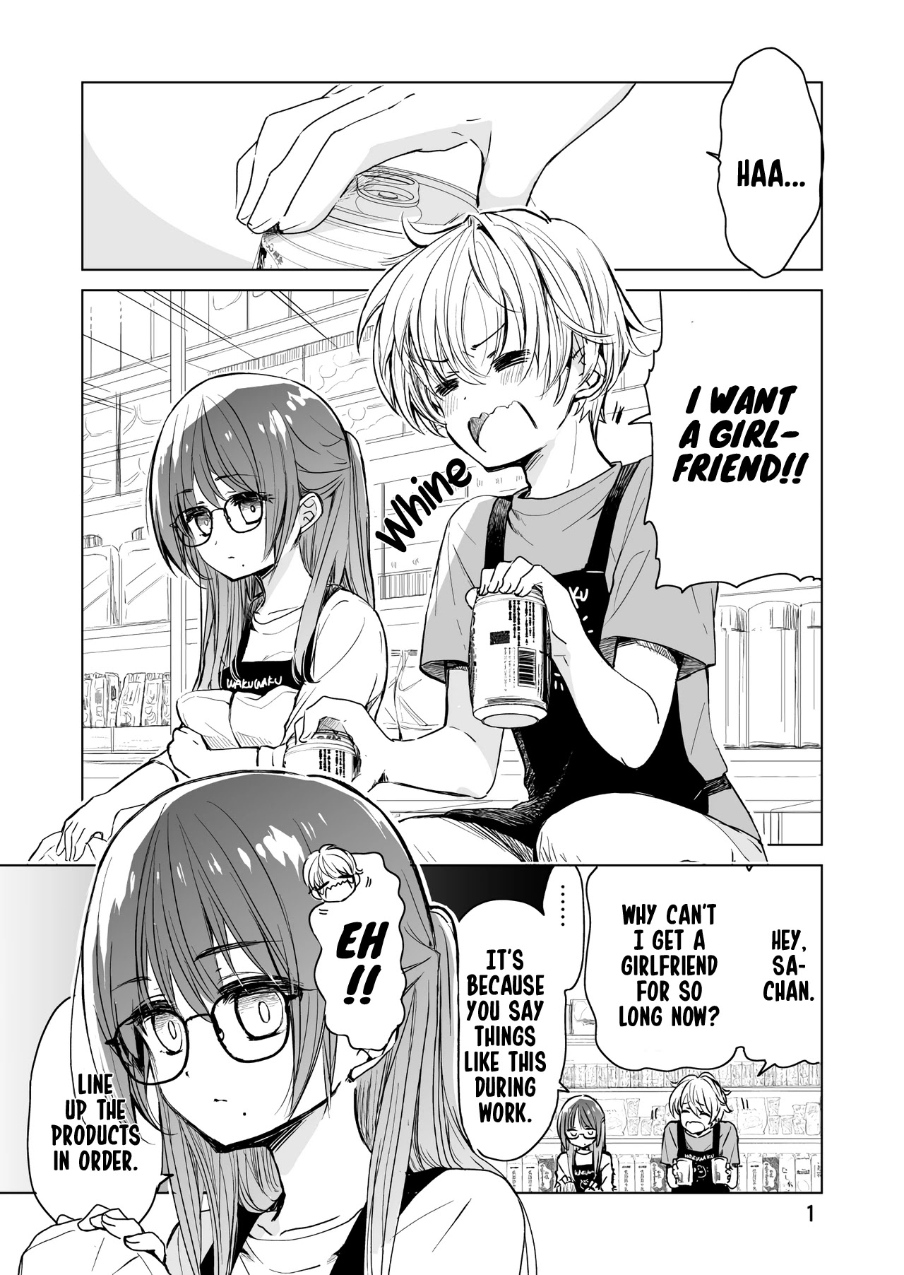 Daily Life Of Sa-Chan, A Drugstore Clerk - chapter 1 - #1