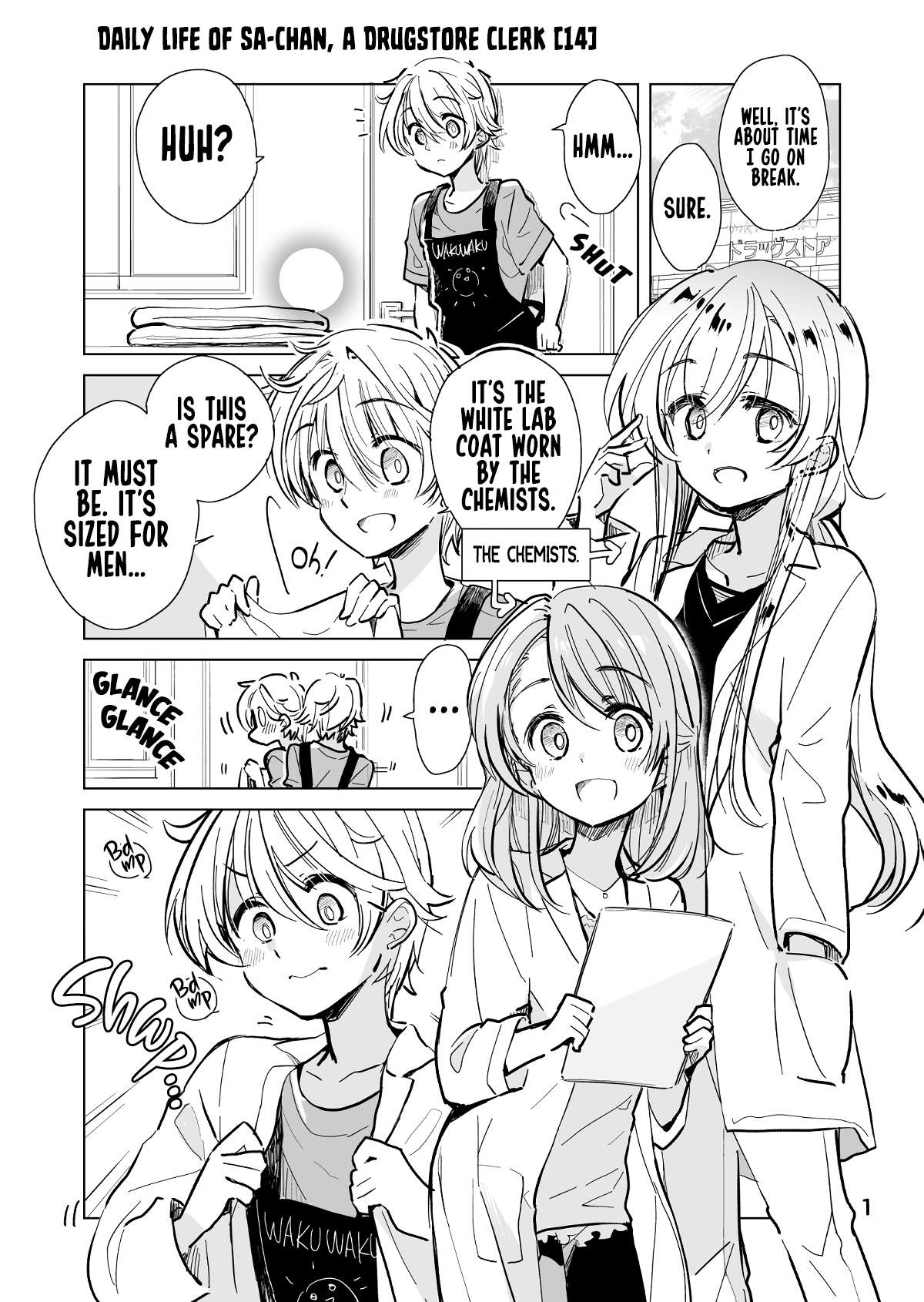 Daily Life Of Sa-Chan, A Drugstore Clerk - chapter 14 - #1