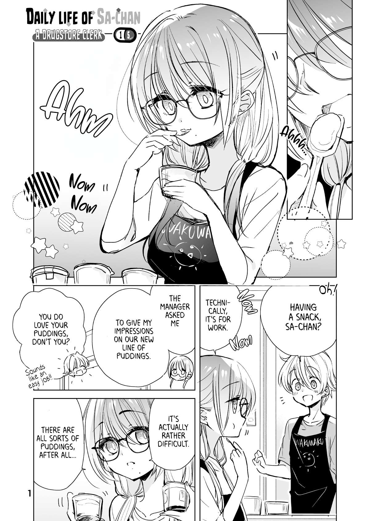 Daily Life Of Sa-Chan, A Drugstore Clerk - chapter 15 - #1