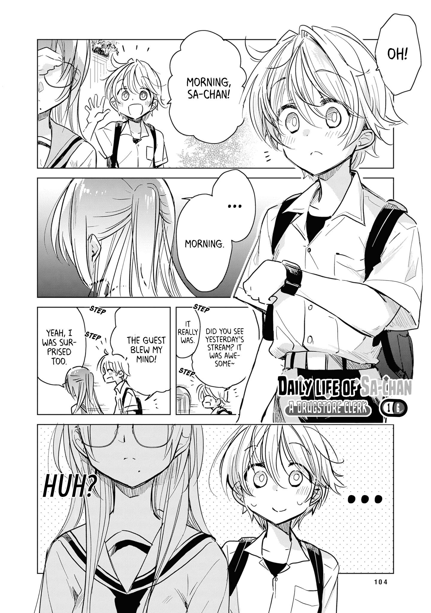 Daily Life Of Sa-Chan, A Drugstore Clerk - chapter 16 - #1