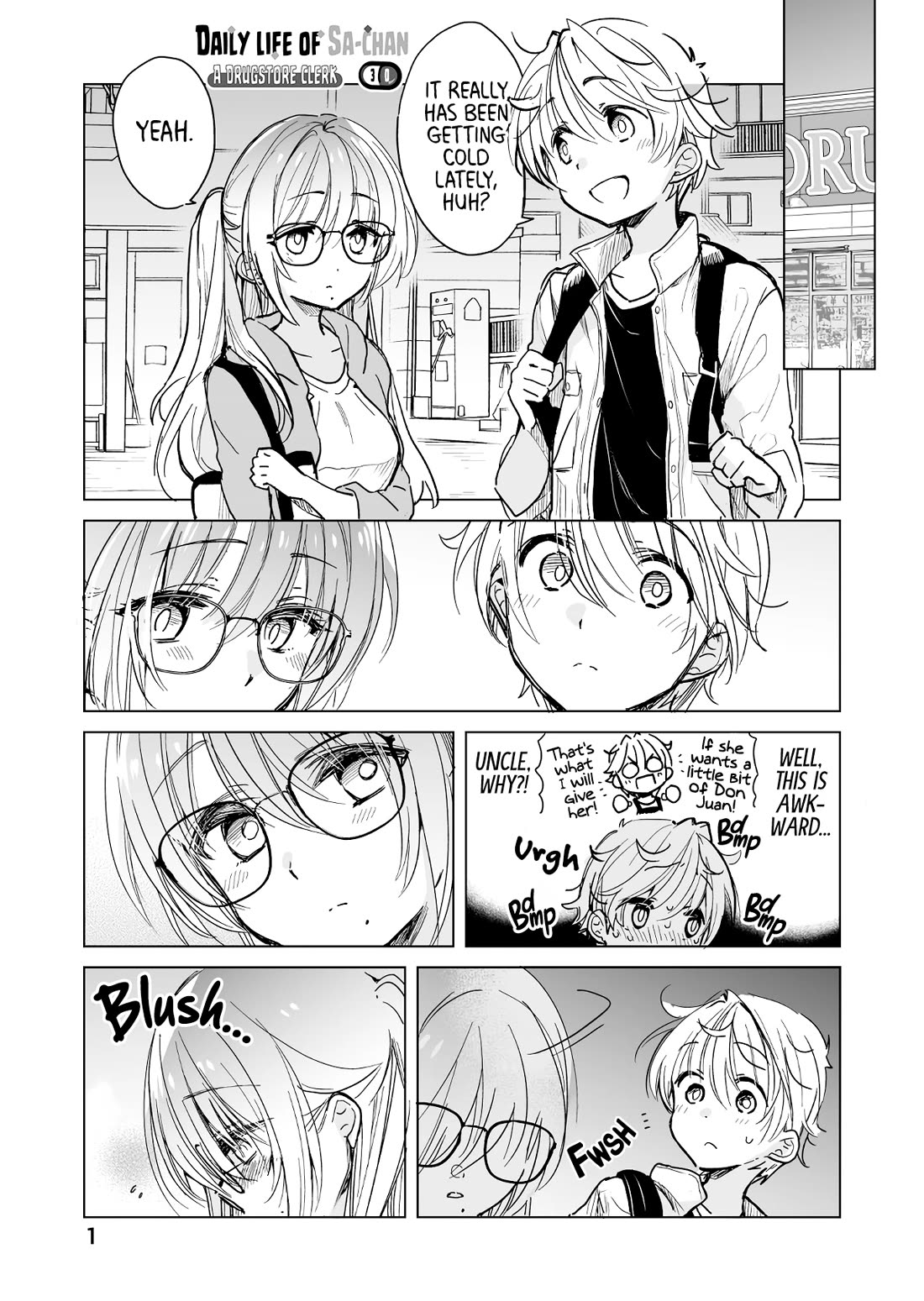 Daily Life Of Sa-Chan, A Drugstore Clerk - chapter 30 - #1