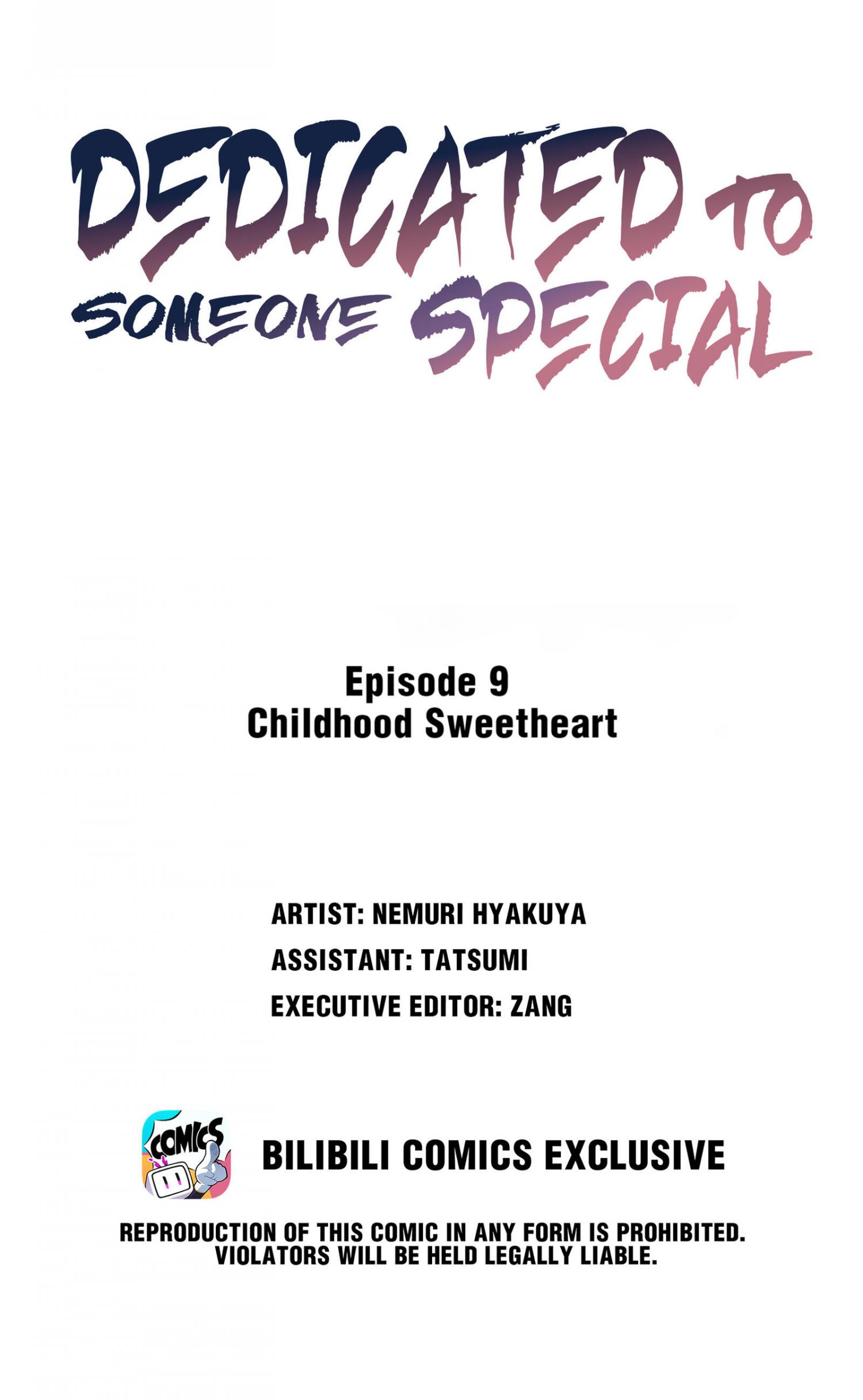 Dedicated to Someone Special - chapter 9 - #1