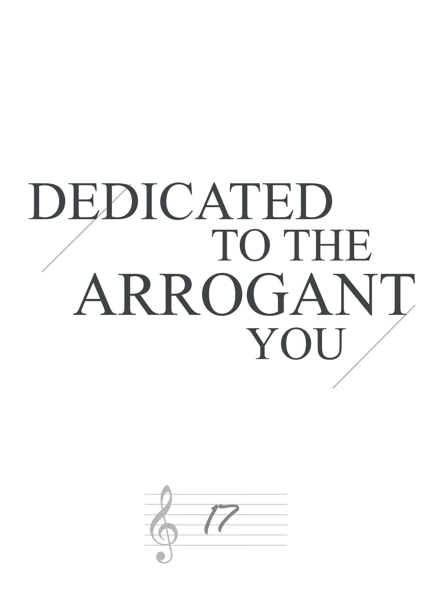 Dedicated To The Arrogant You - chapter 17 - #3