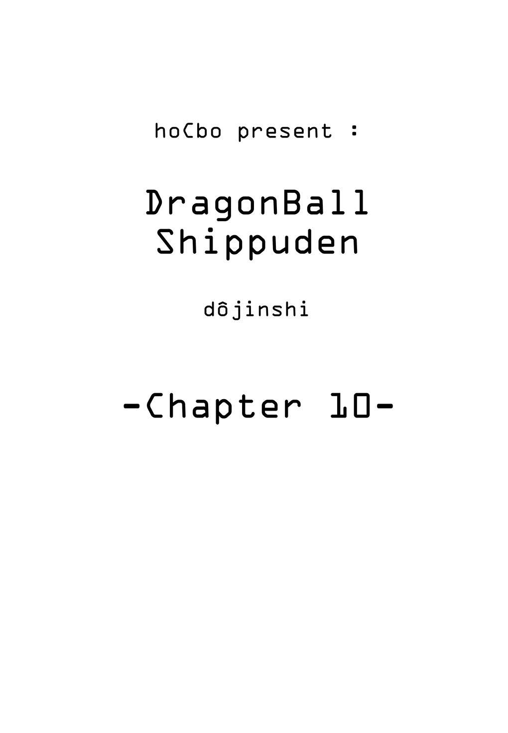 Dragon Ball Shippuden - chapter 10 - #1