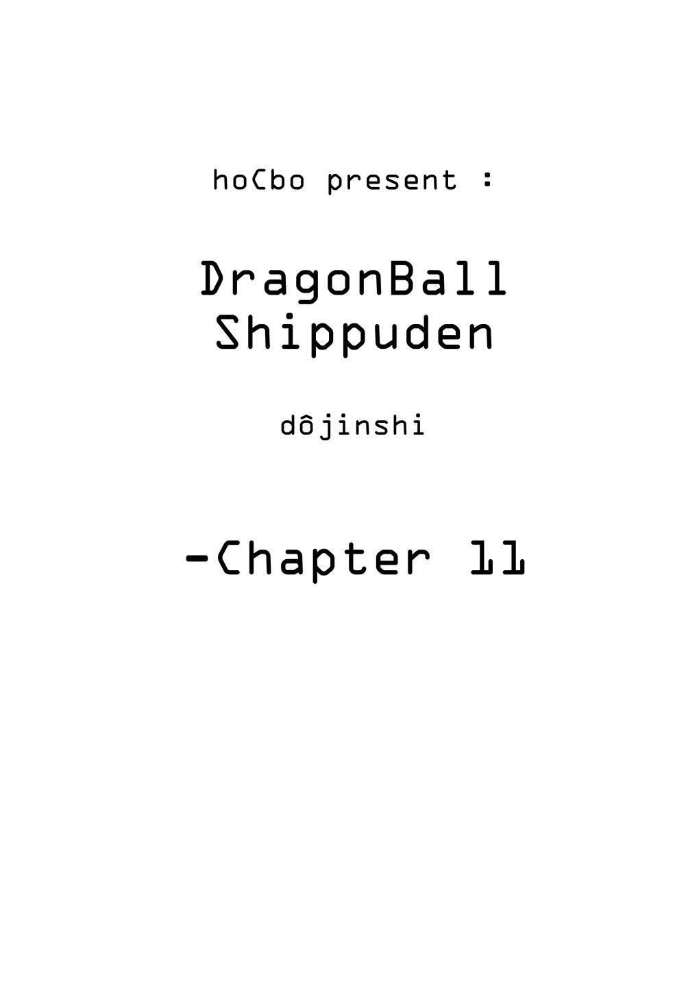 Dragon Ball Shippuden - chapter 11 - #1
