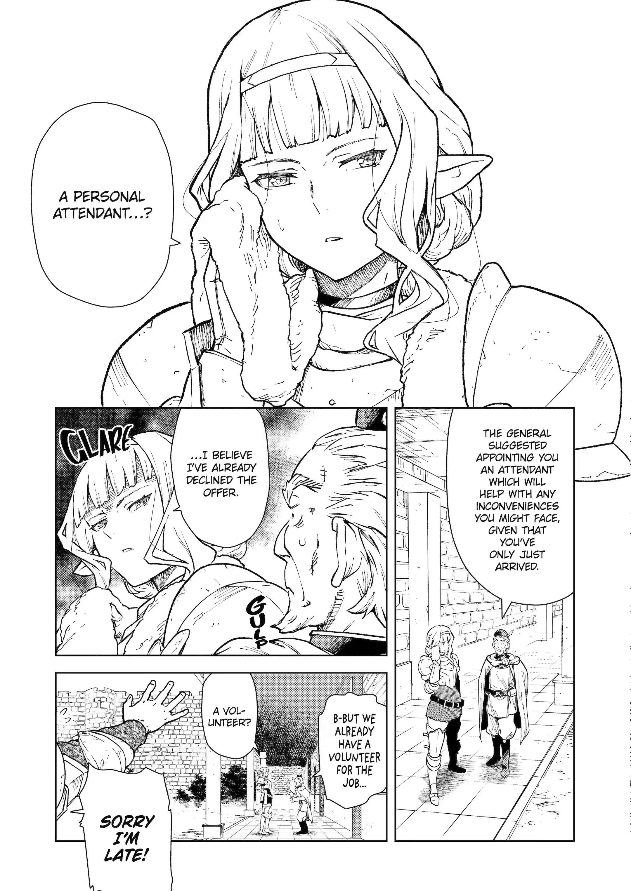 Even the Captain Knight, Miss Elf, Wants to be a Maiden. - chapter 2 - #3