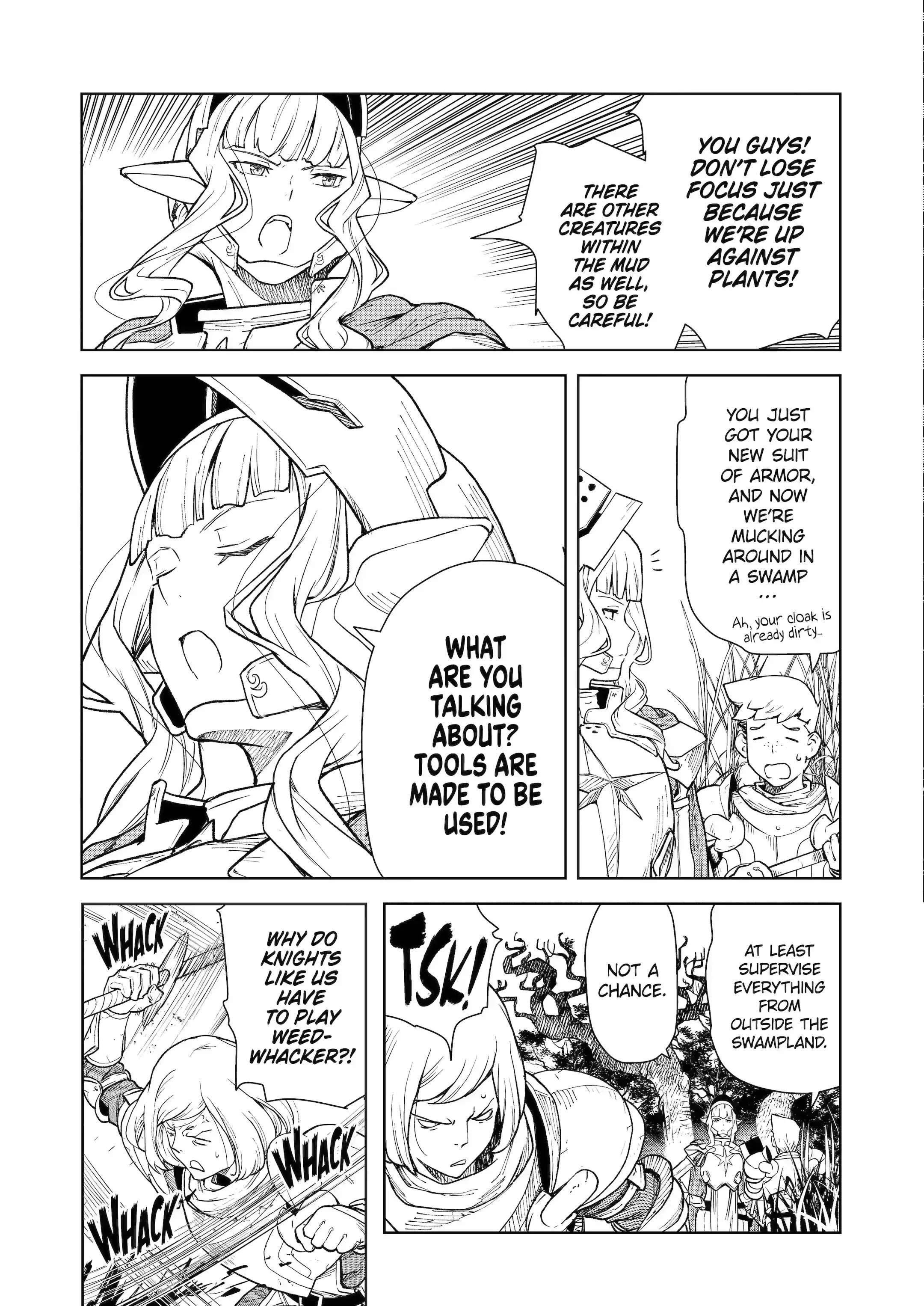 Even the Captain Knight, Miss Elf, Wants to be a Maiden. - chapter 4 - #3