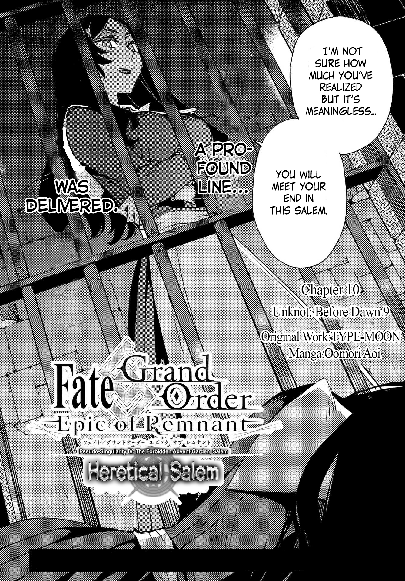 Fate/grand Order: Epic Of Remnant: Pseudo-Singularity Iv: The Forbidden Advent Garden, Salem - Heretical Salem - chapter 10 - #2