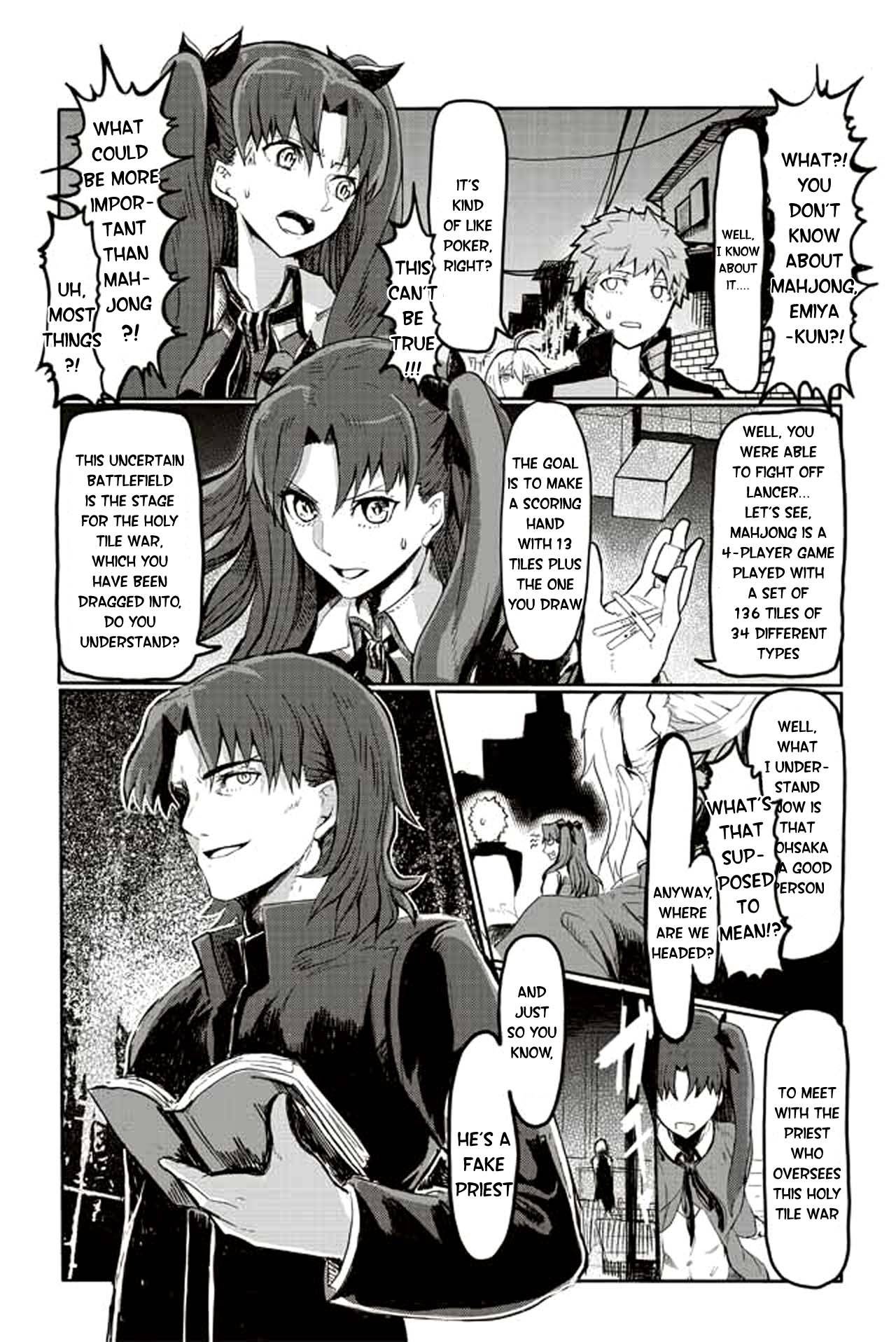 Fate/Mahjong Night - Seihai Sensou - chapter 24 - #1