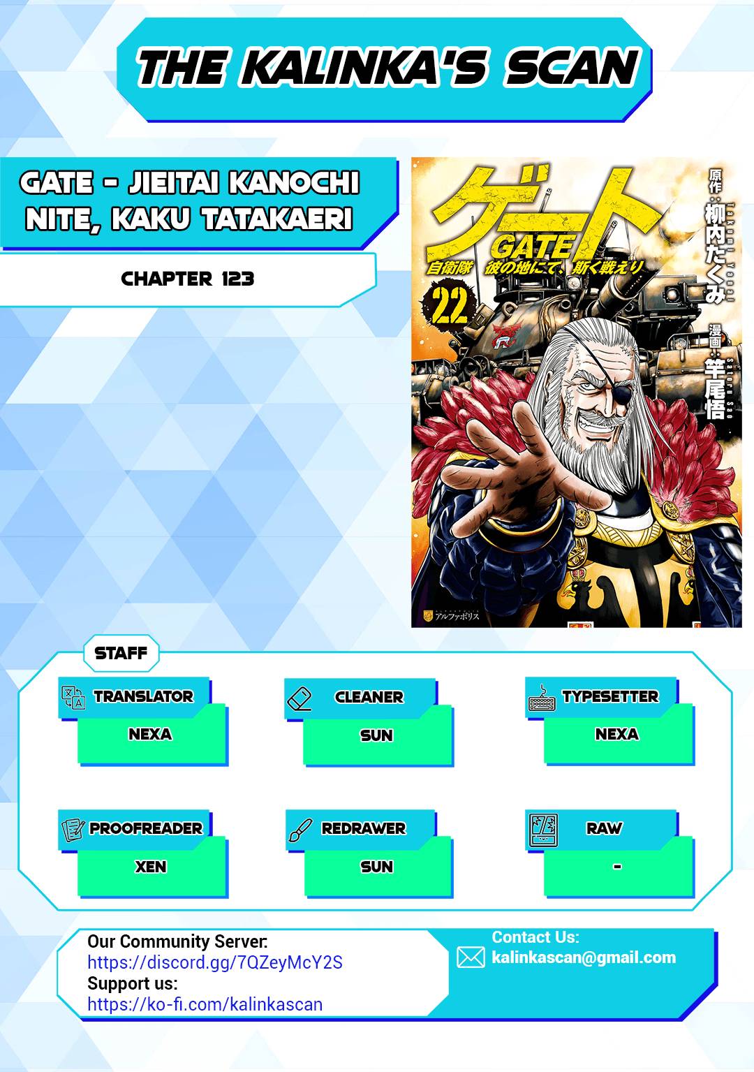 Gate - Jietai Kare no Chi nite, Kaku Tatakeri - chapter 123 - #1