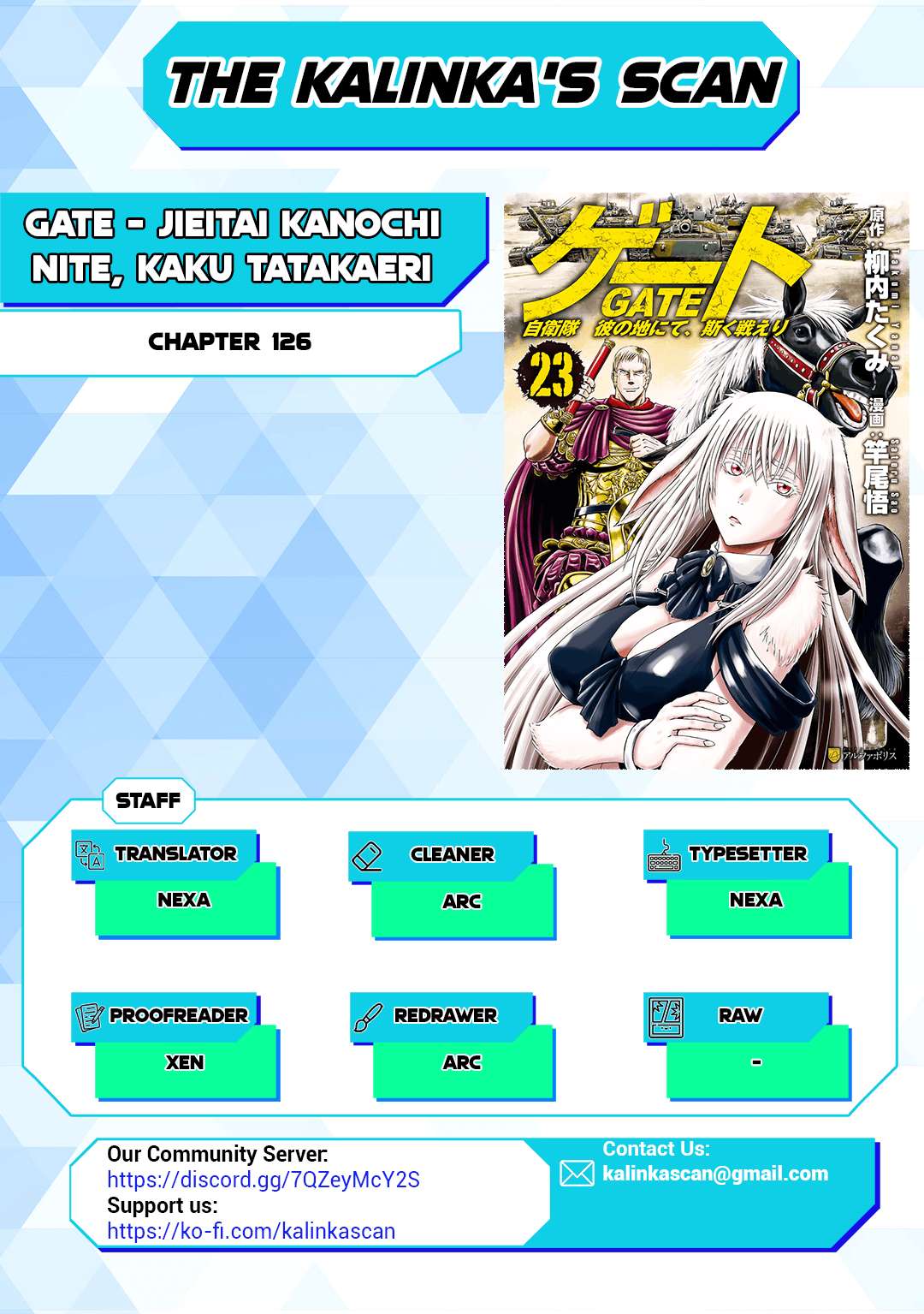 Gate - Jietai Kare no Chi nite, Kaku Tatakeri - chapter 126 - #1