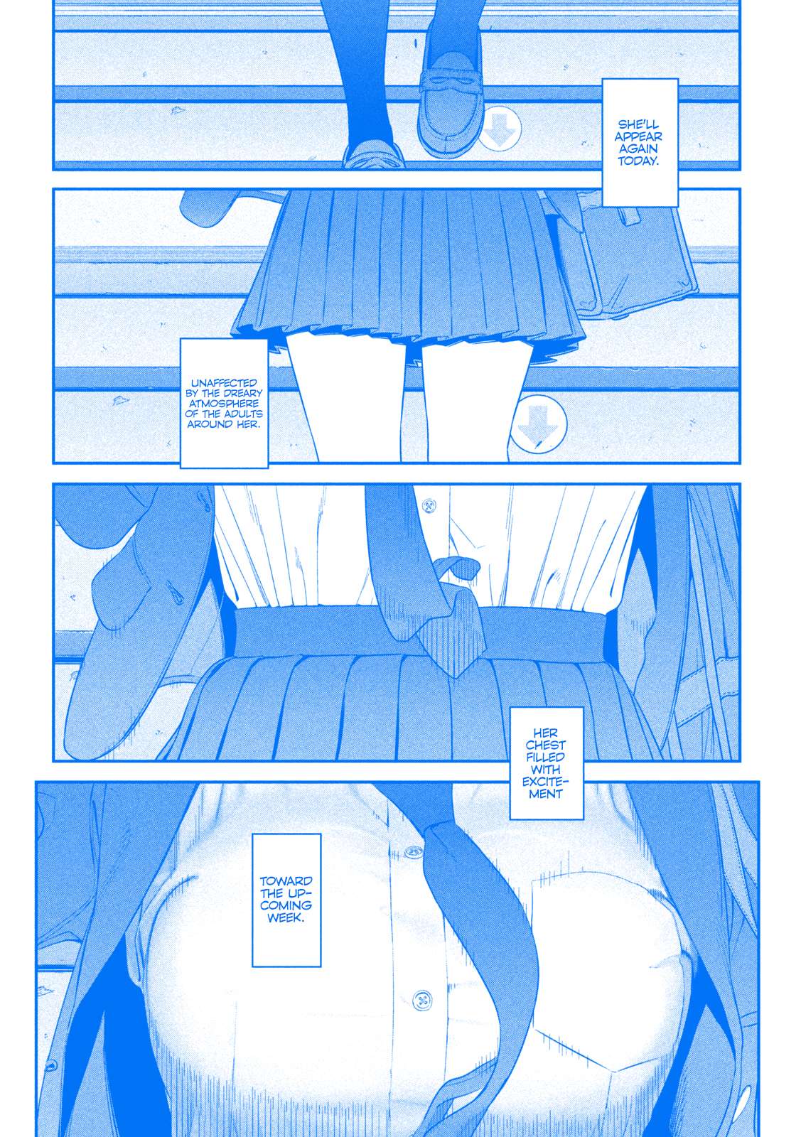 Getsuyoubi no Tawawa (Serialization) (Blue) (Fan Colored) - chapter 1 - #4