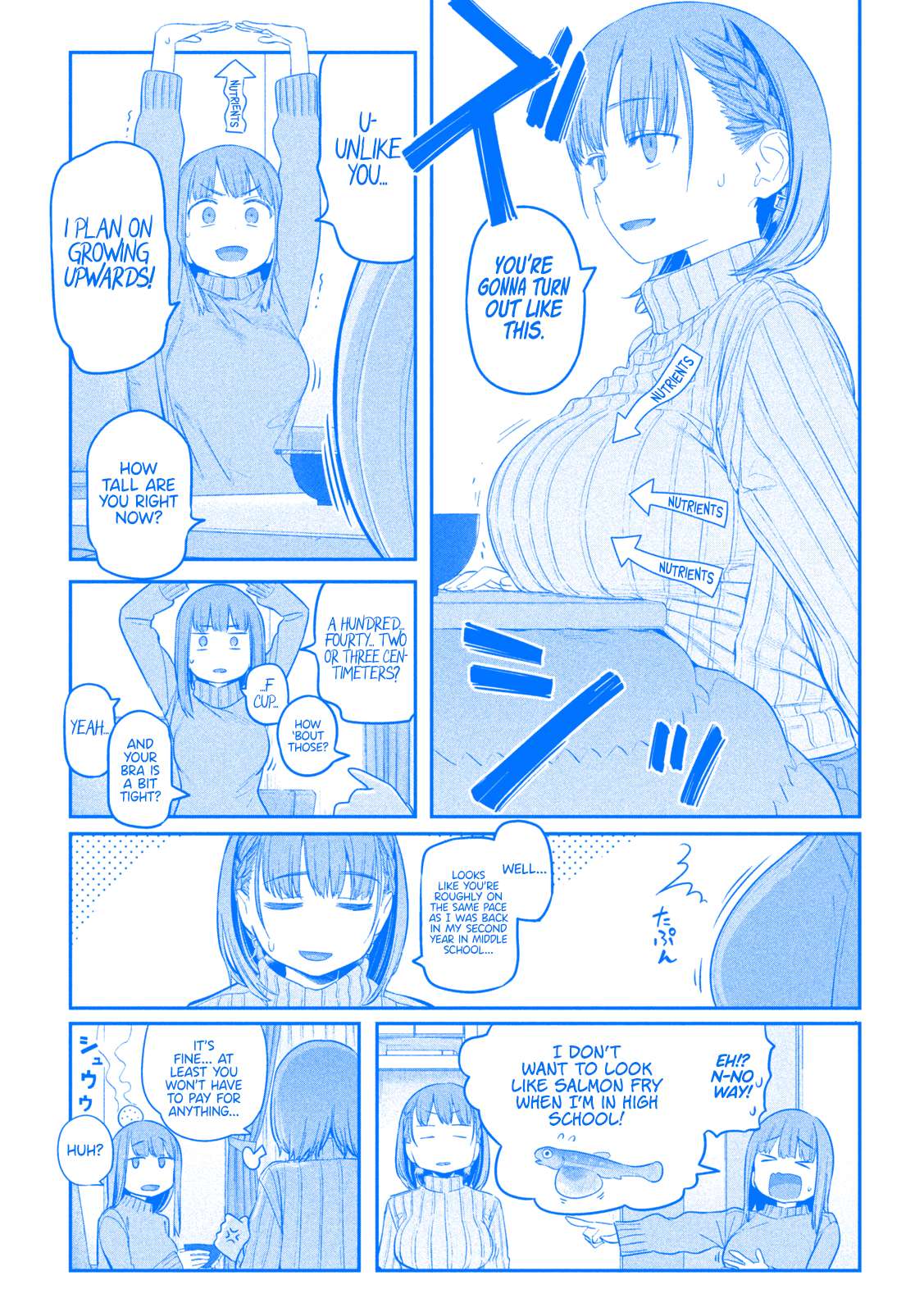 Getsuyoubi no Tawawa (Serialization) (Blue) (Fan Colored) - chapter 19 - #5