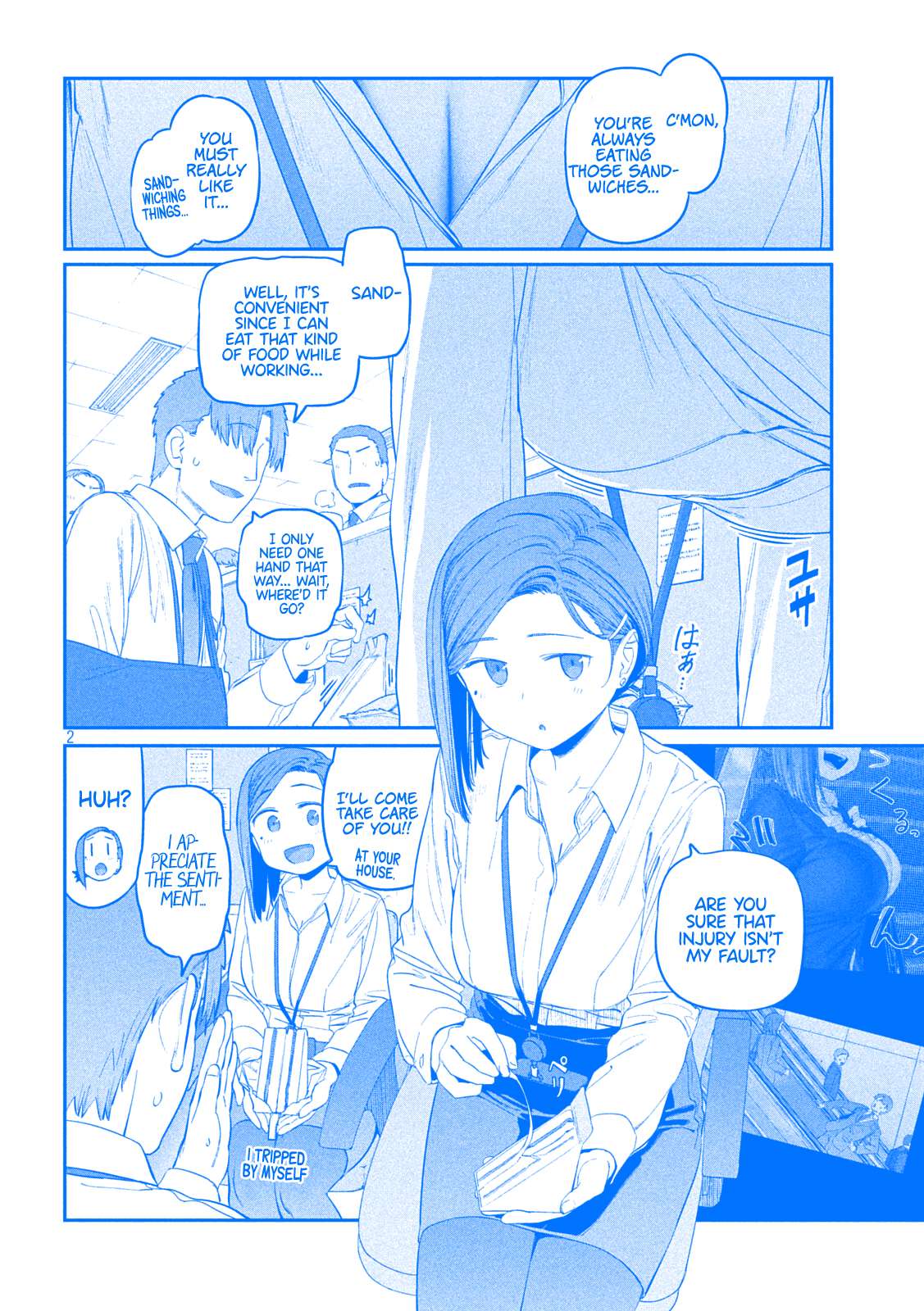 Getsuyoubi no Tawawa (Serialization) (Blue) (Fan Colored) - chapter 32 - #2