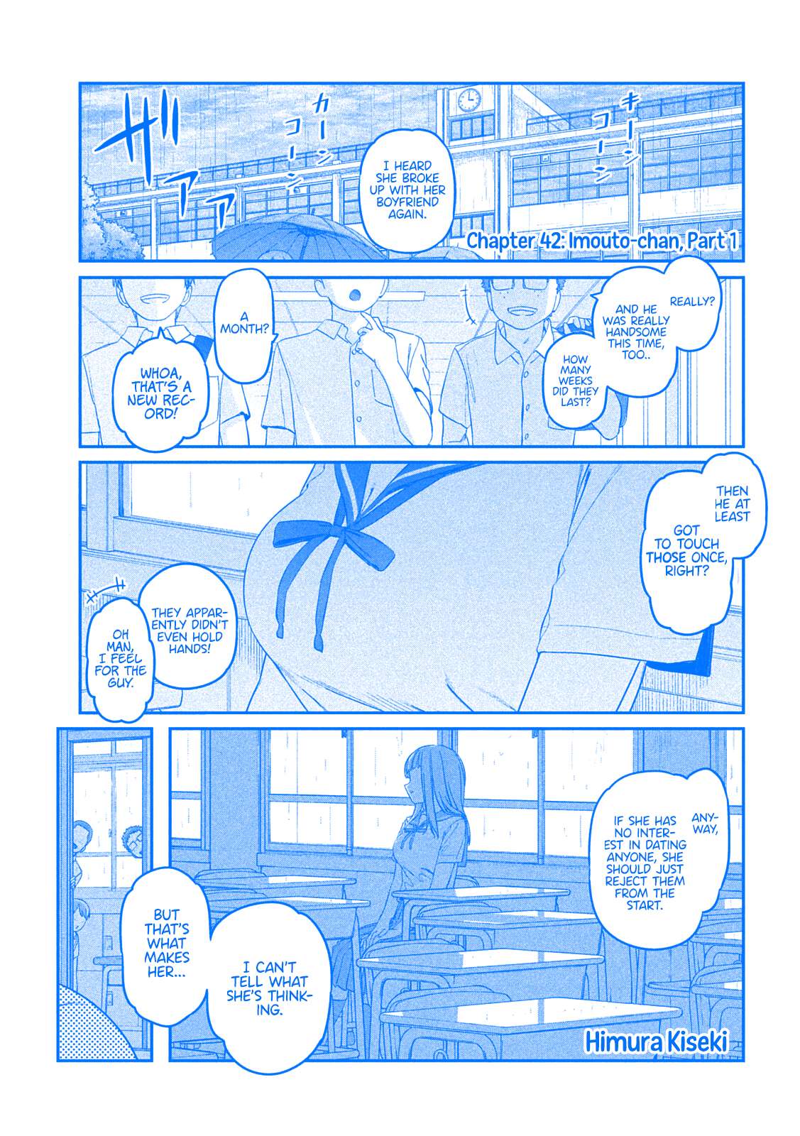 Getsuyoubi no Tawawa (Serialization) (Blue) (Fan Colored) - chapter 42 - #1