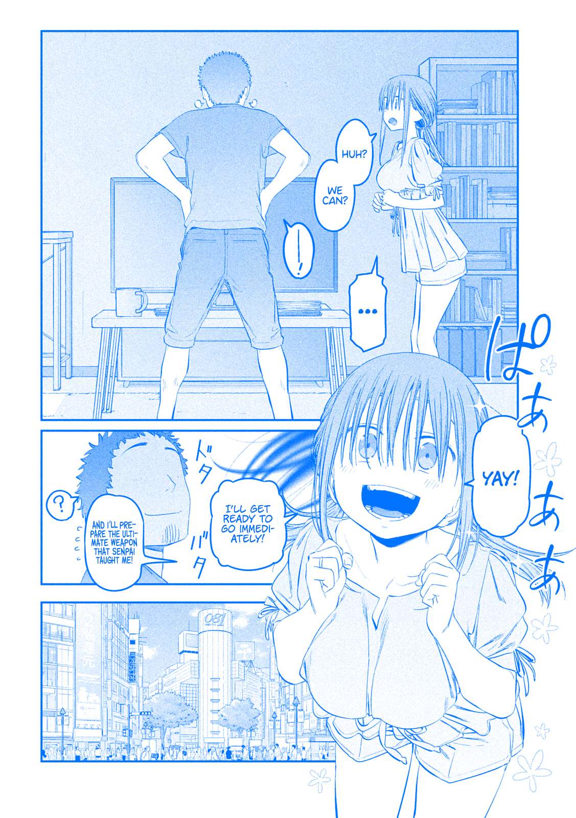 Getsuyoubi no Tawawa (Serialization) (Blue) (Fan Colored) - chapter 46 - #6
