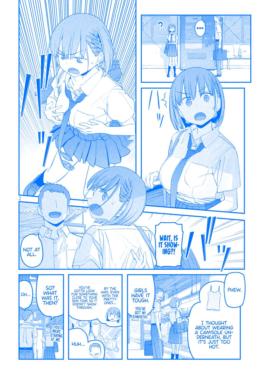 Getsuyoubi no Tawawa (Serialization) (Blue) (Fan Colored) - chapter 56 - #2