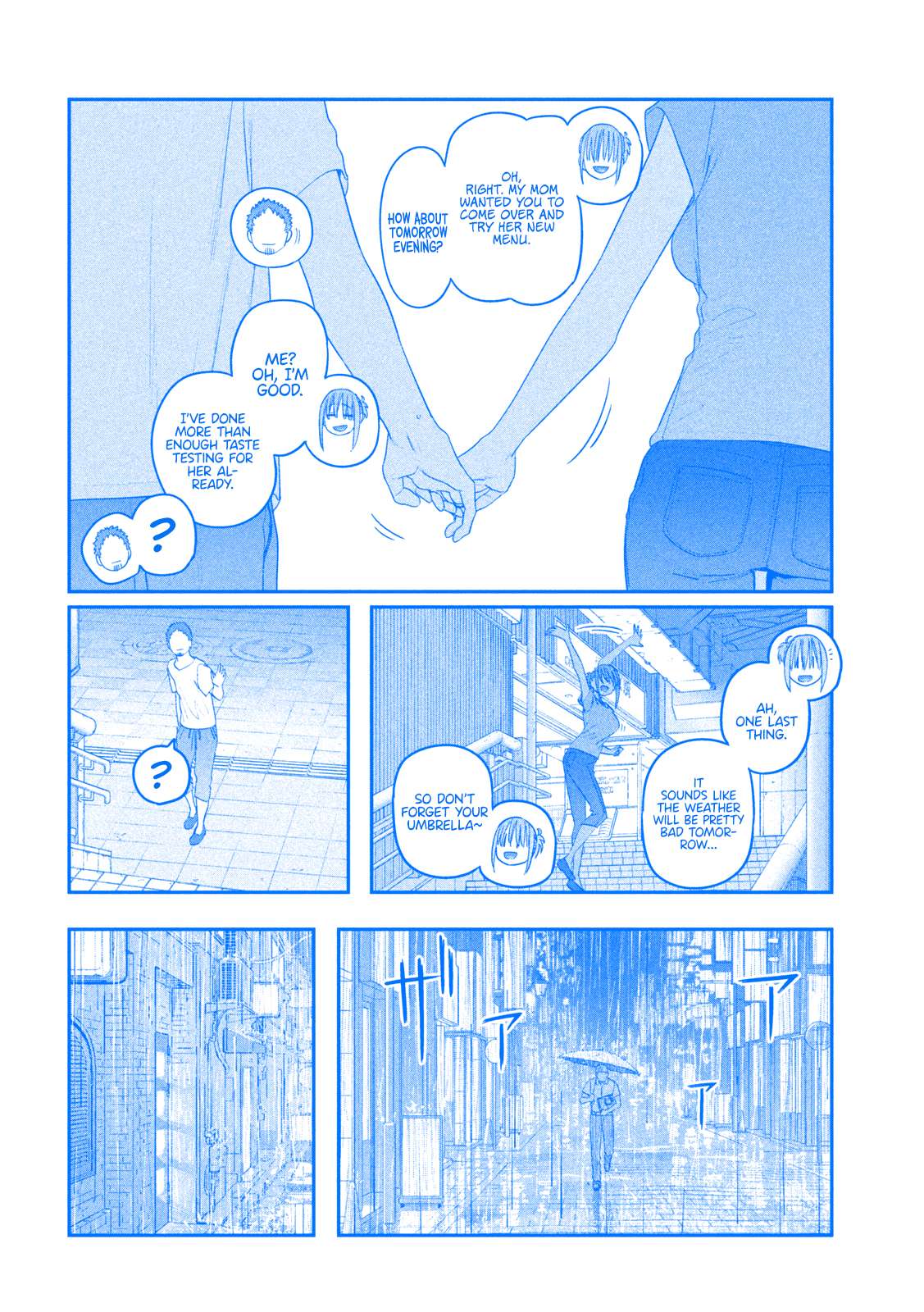 Getsuyoubi no Tawawa (Serialization) (Blue) (Fan Colored) - chapter 61 - #3