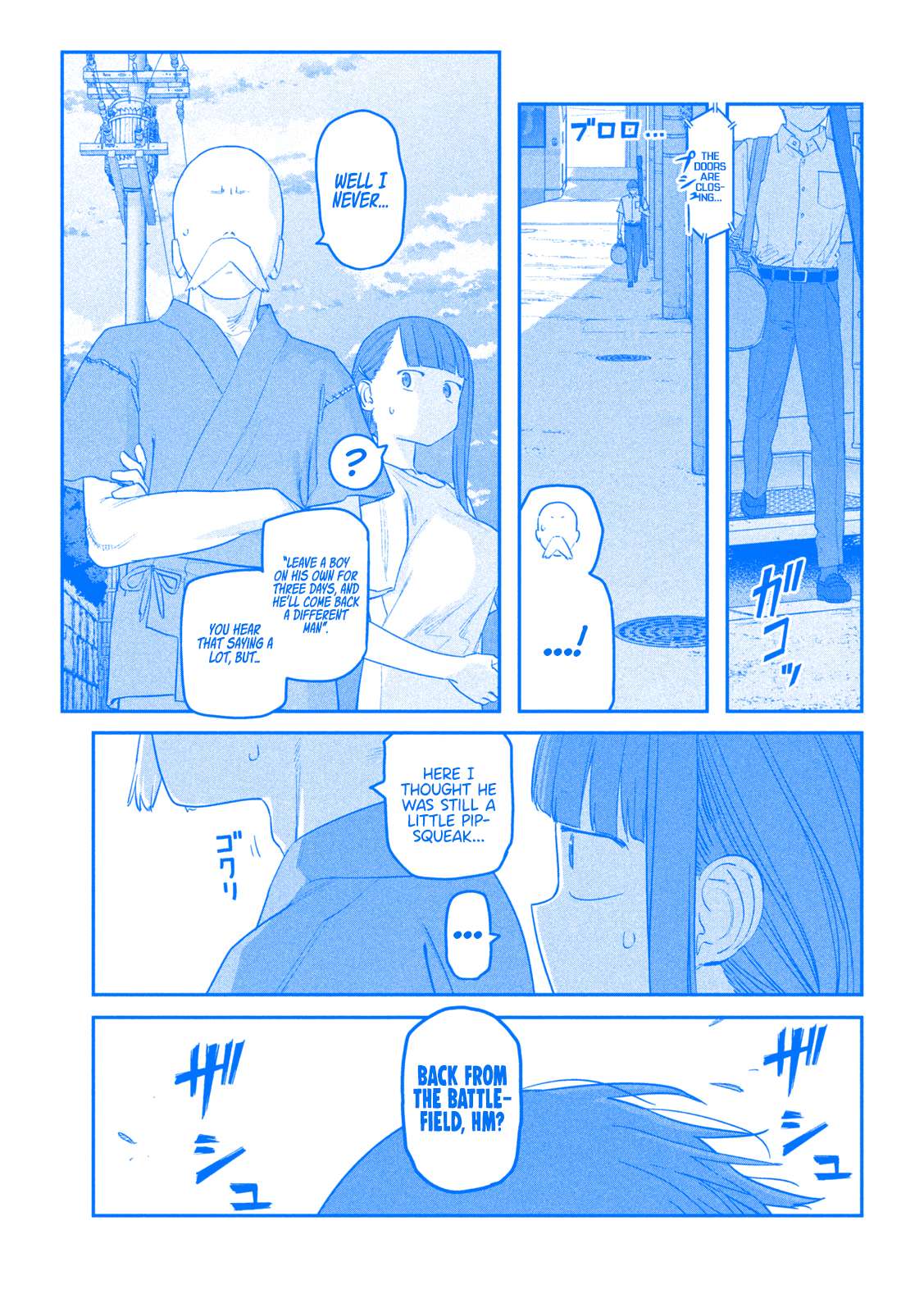 Getsuyoubi no Tawawa (Serialization) (Blue) (Fan Colored) - chapter 66 - #4